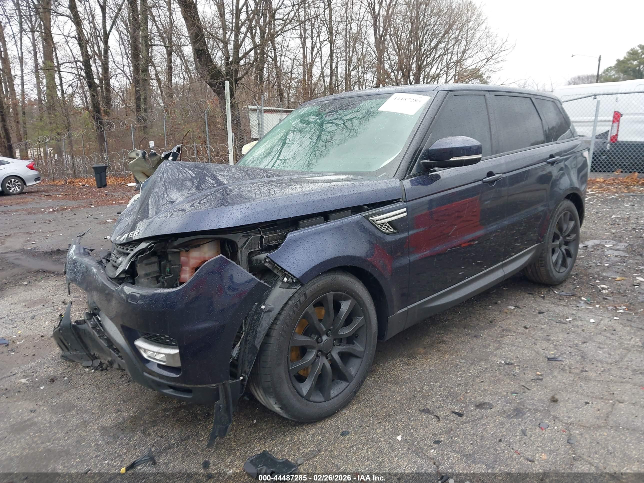 2014 Land Rover Range Rover Sport 3.0l V6 Supercharged Hse Dark Blue vin: SALWR2WF0EA502038