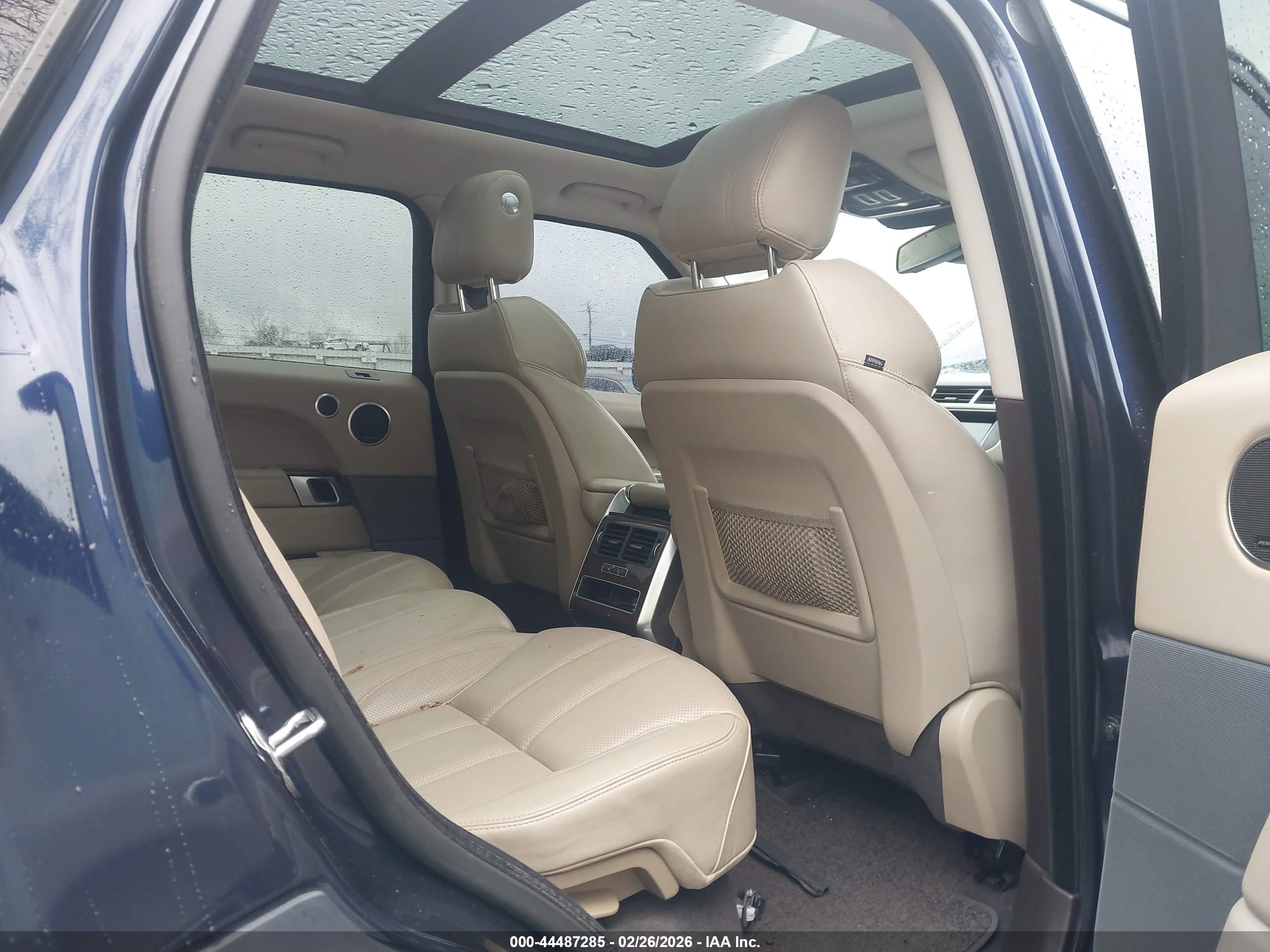 2014 Land Rover Range Rover Sport 3.0l V6 Supercharged Hse Dark Blue vin: SALWR2WF0EA502038