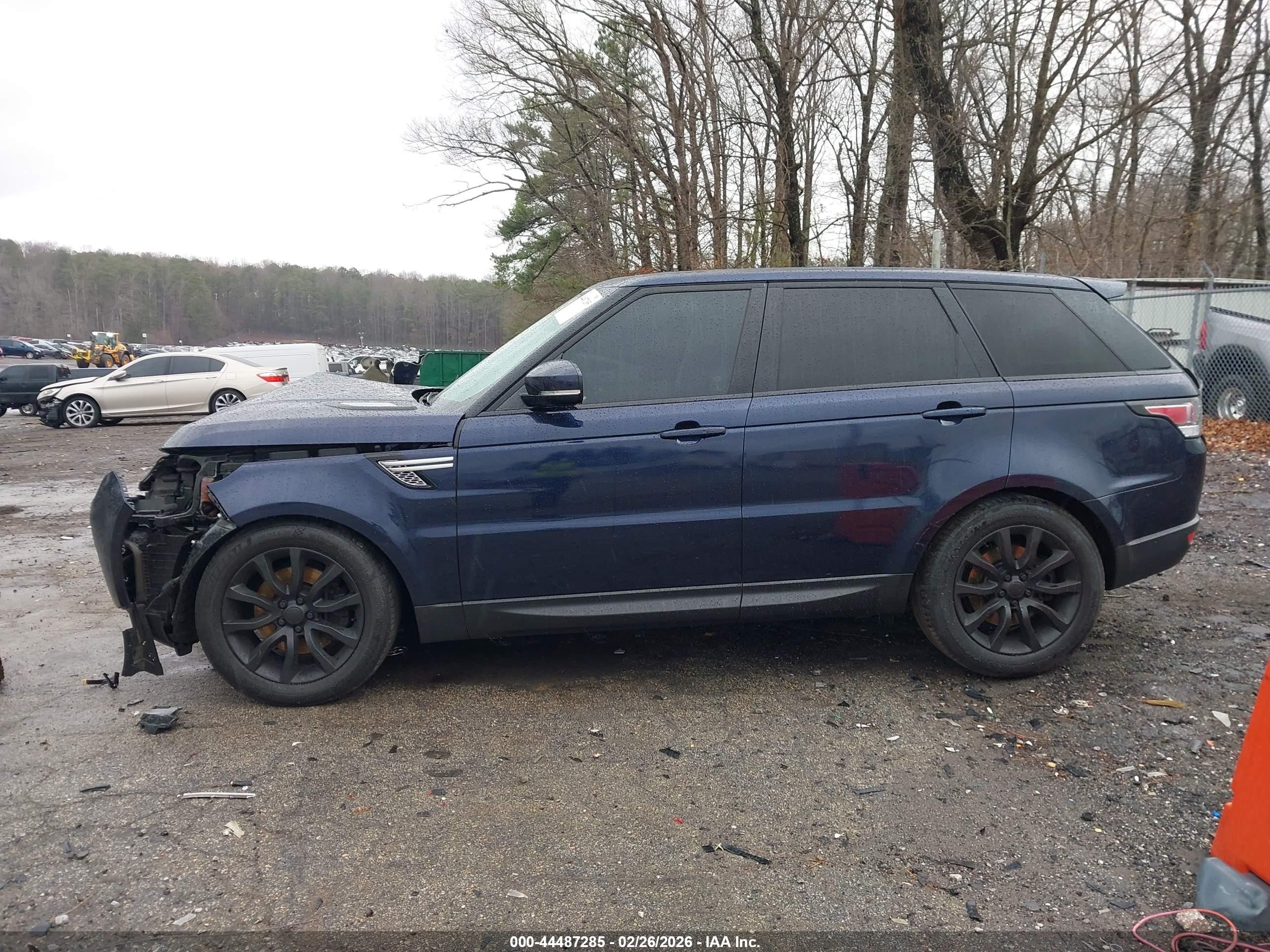 2014 Land Rover Range Rover Sport 3.0l V6 Supercharged Hse Dark Blue vin: SALWR2WF0EA502038
