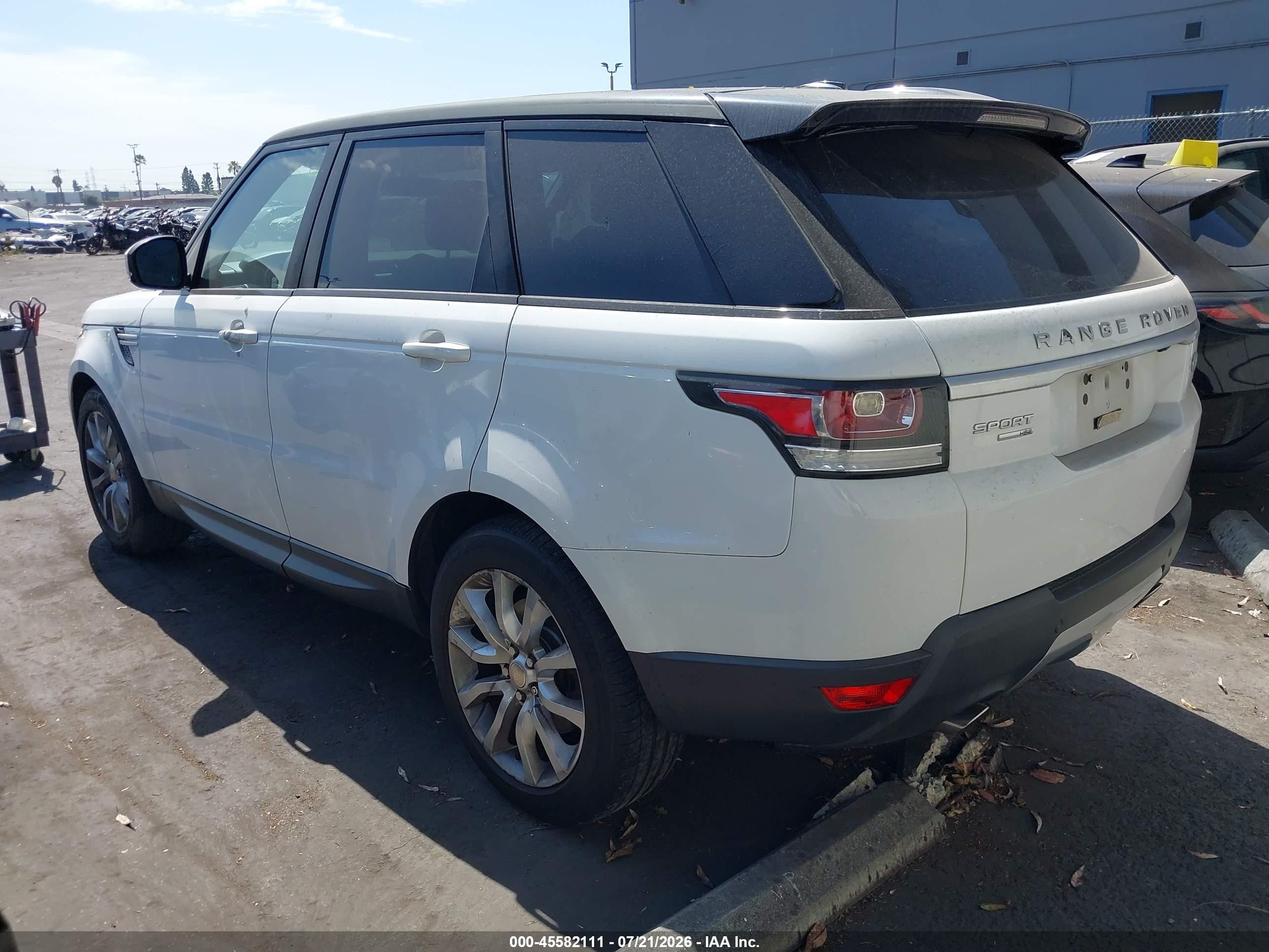 2014 Land Rover Range Rover Sport 3.0l V6 Supercharged Hse White vin: SALWR2WF0EA600728