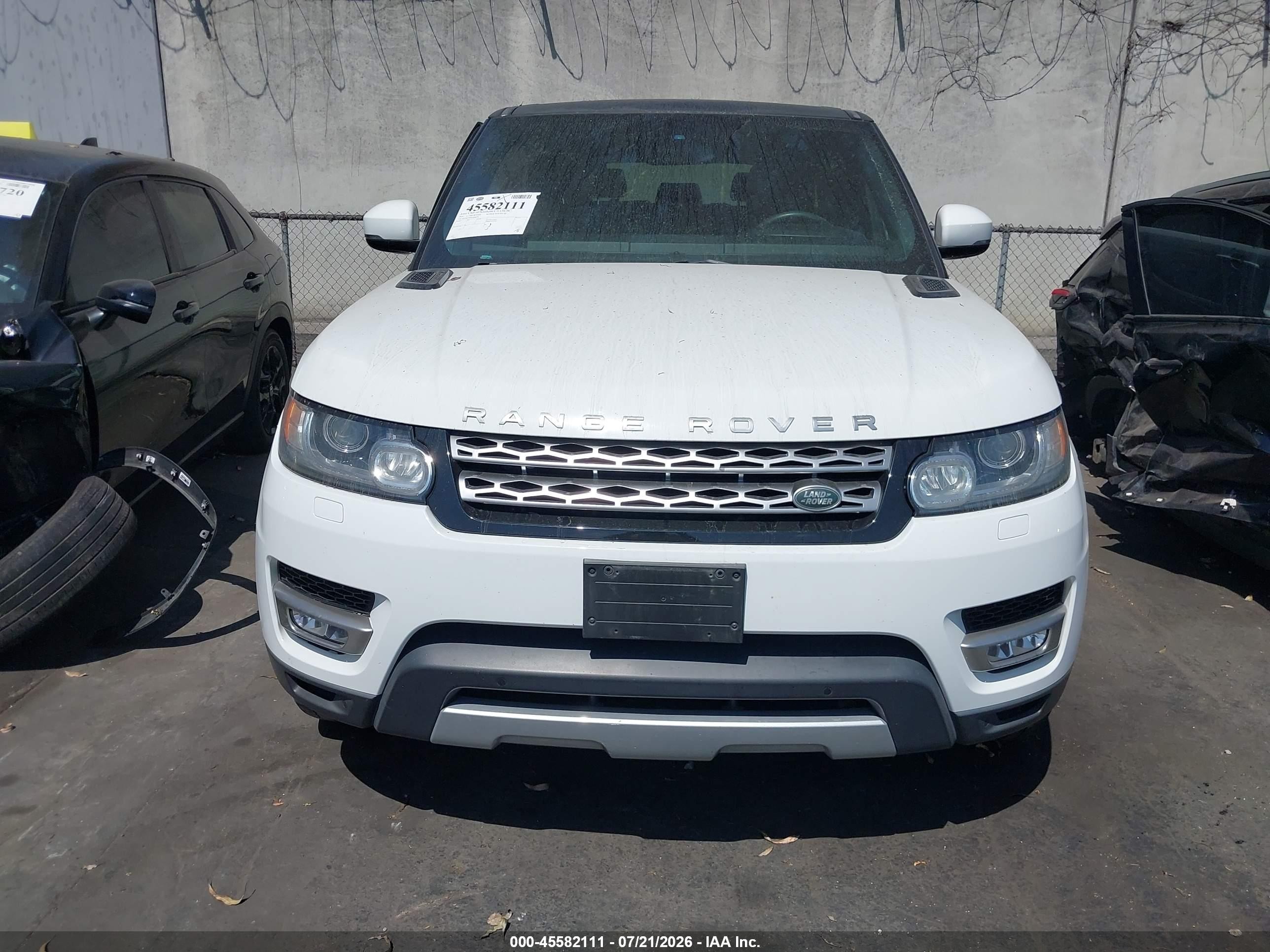 2014 Land Rover Range Rover Sport 3.0l V6 Supercharged Hse White vin: SALWR2WF0EA600728