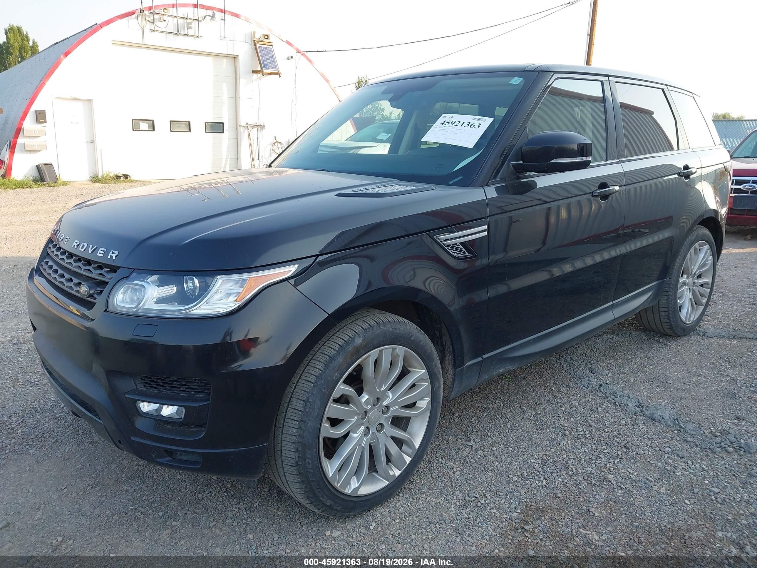 2014 Land Rover Range Rover Sport 3.0l V6 Supercharged Hse Черный vin: SALWR2WF0EA601684