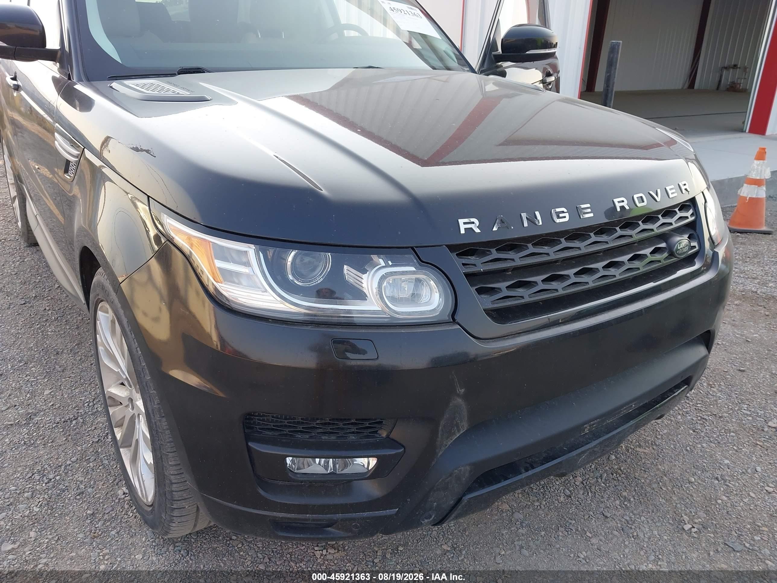 2014 Land Rover Range Rover Sport 3.0l V6 Supercharged Hse Черный vin: SALWR2WF0EA601684