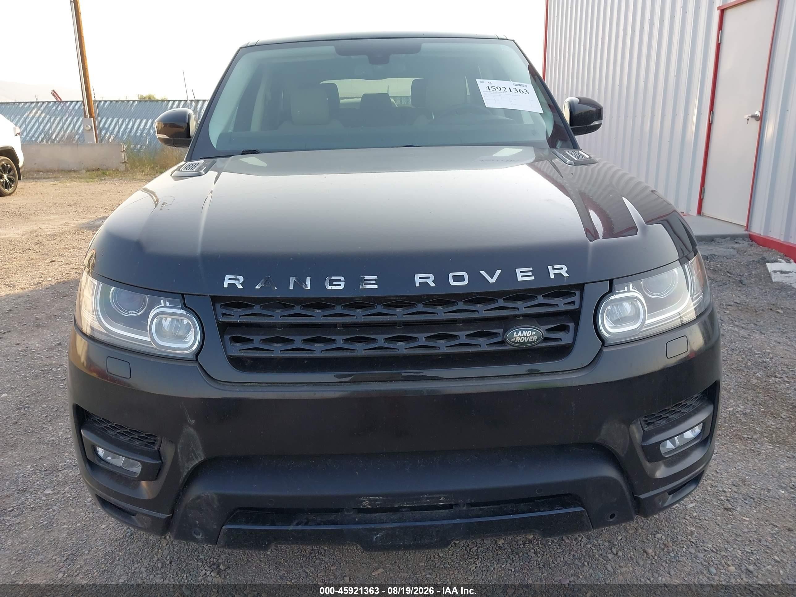 2014 Land Rover Range Rover Sport 3.0l V6 Supercharged Hse Черный vin: SALWR2WF0EA601684
