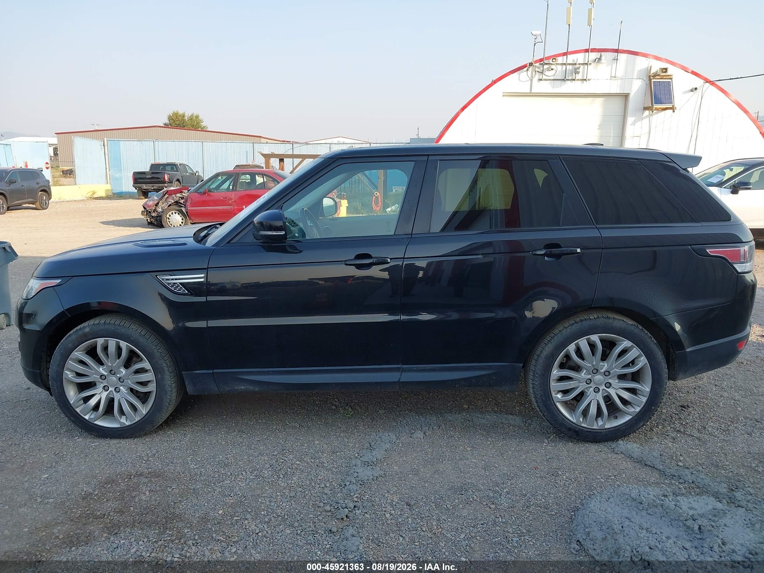 2014 Land Rover Range Rover Sport 3.0l V6 Supercharged Hse Черный vin: SALWR2WF0EA601684