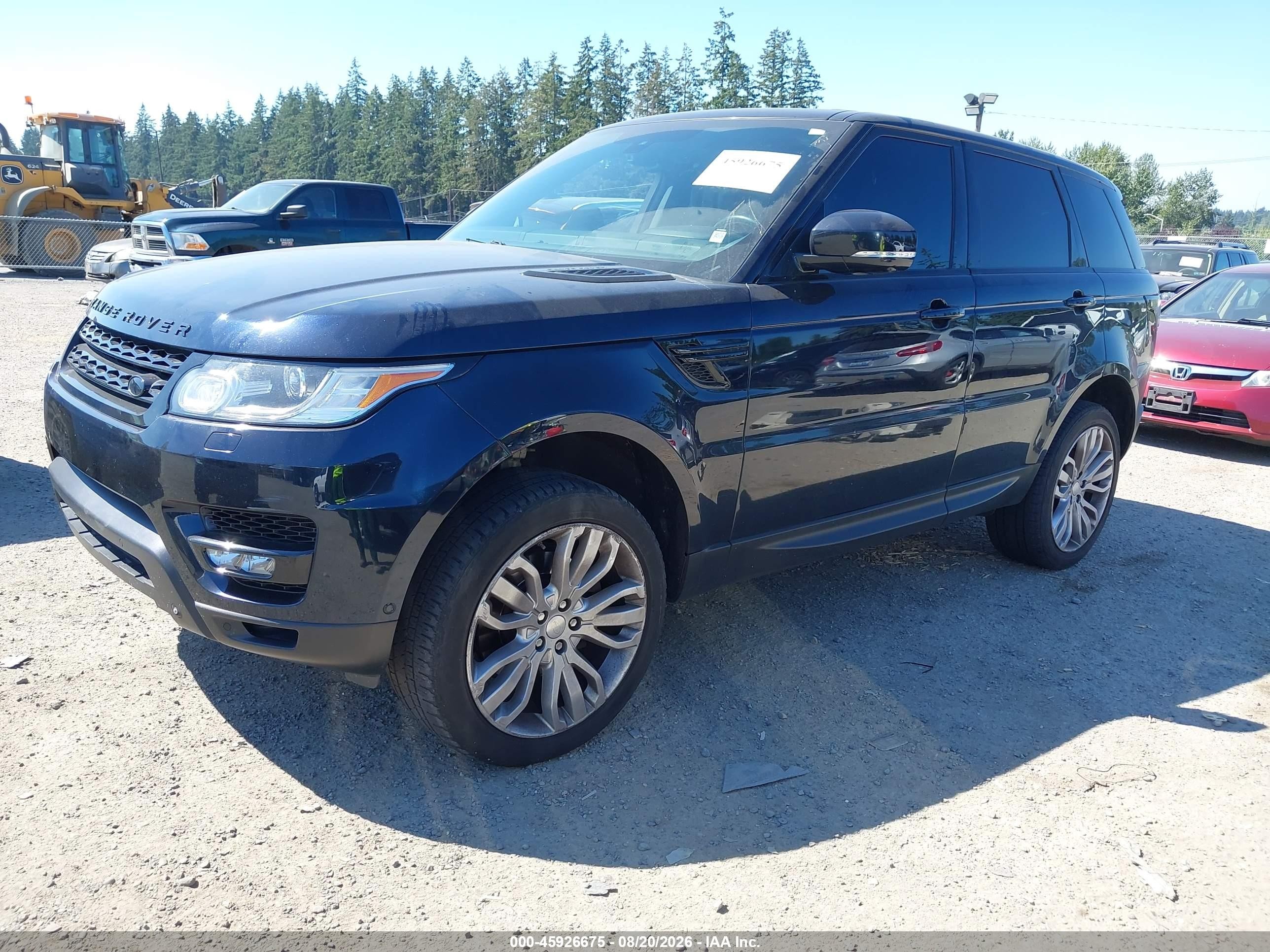 2014 Land Rover Range Rover Sport 3.0l V6 Supercharged Hse Black vin: SALWR2WF1EA326875