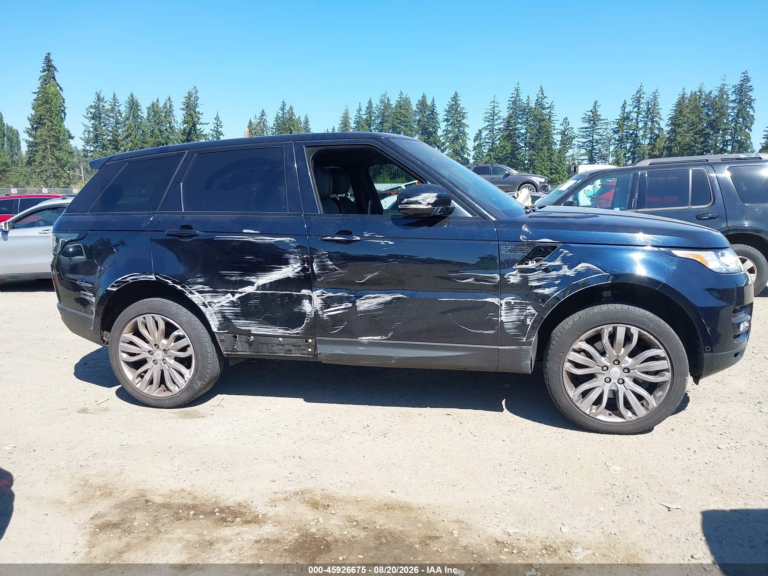 2014 Land Rover Range Rover Sport 3.0l V6 Supercharged Hse Black vin: SALWR2WF1EA326875