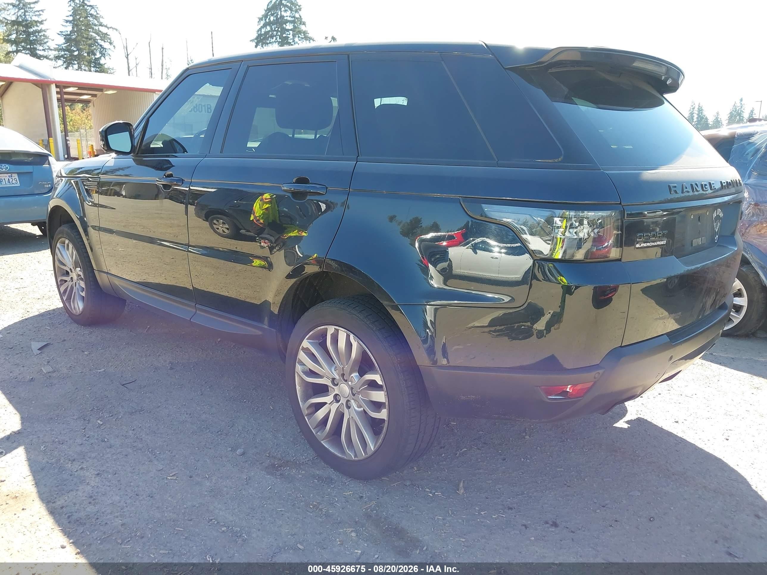 2014 Land Rover Range Rover Sport 3.0l V6 Supercharged Hse Black vin: SALWR2WF1EA326875