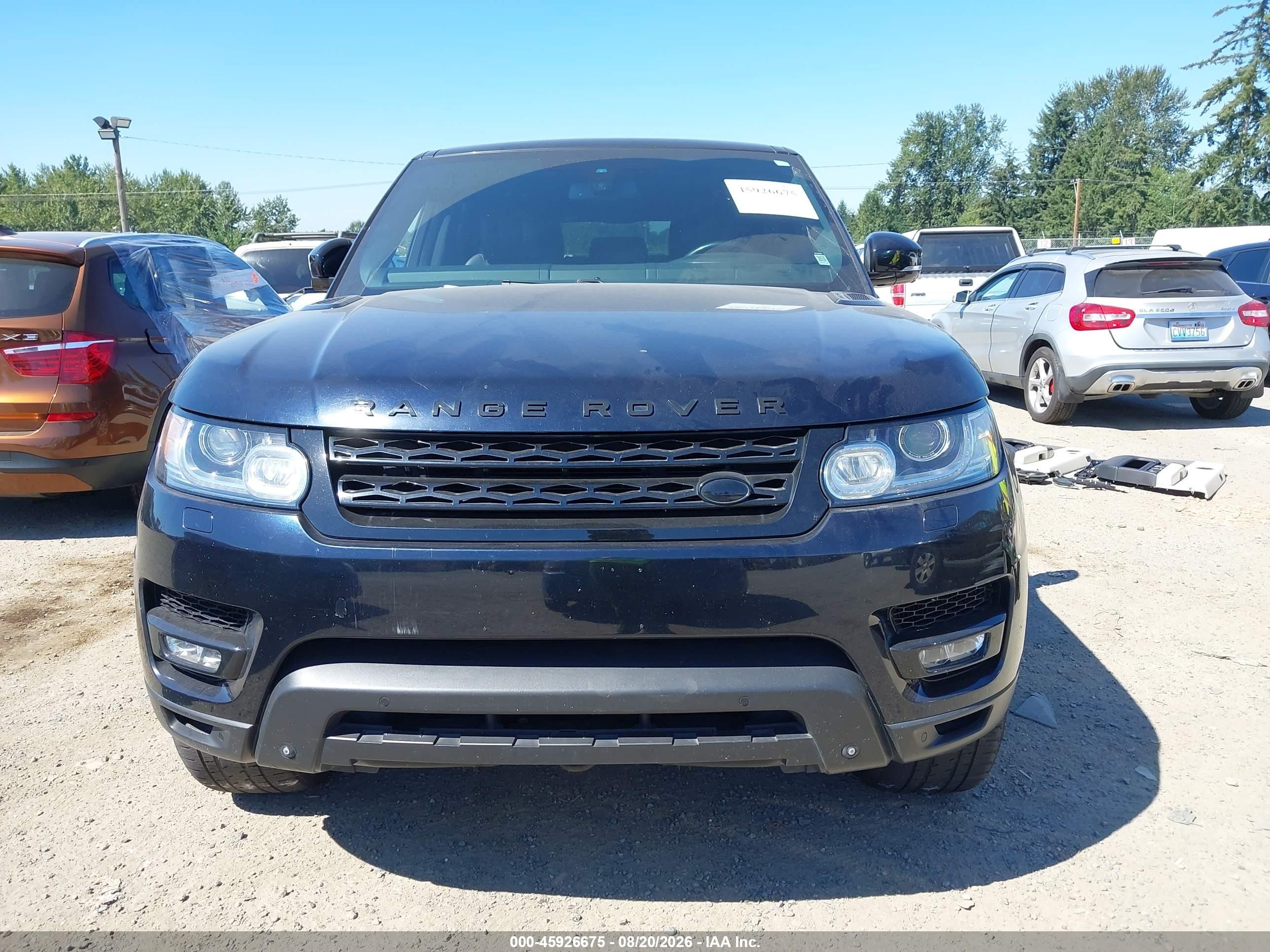 2014 Land Rover Range Rover Sport 3.0l V6 Supercharged Hse Black vin: SALWR2WF1EA326875