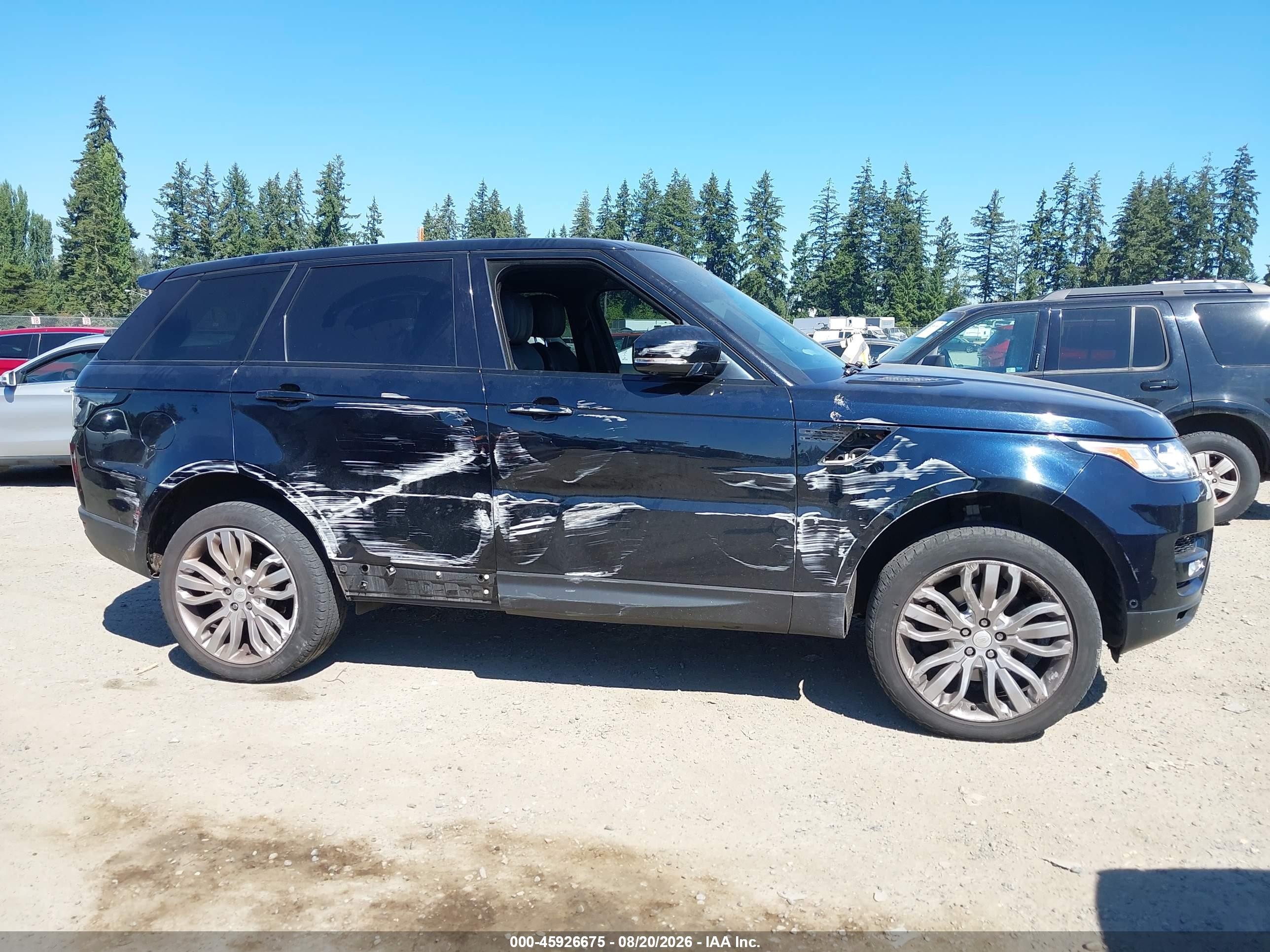 2014 Land Rover Range Rover Sport 3.0l V6 Supercharged Hse Black vin: SALWR2WF1EA326875