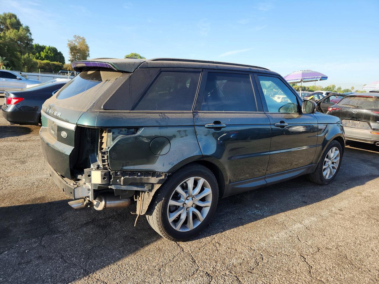 2014 Land Rover Range Rover Sport Hse Green vin: SALWR2WF1EA388356