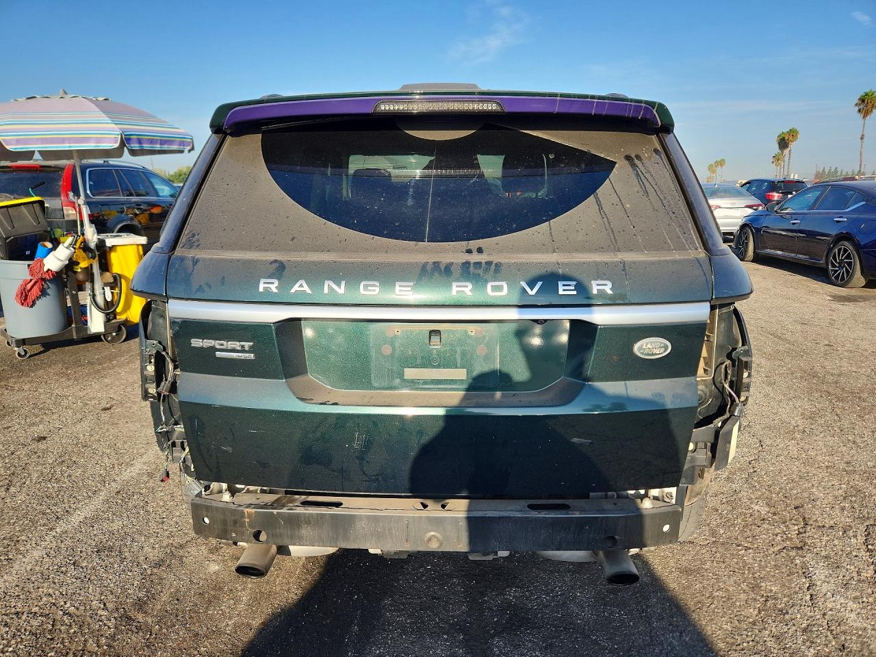 2014 Land Rover Range Rover Sport Hse Green vin: SALWR2WF1EA388356