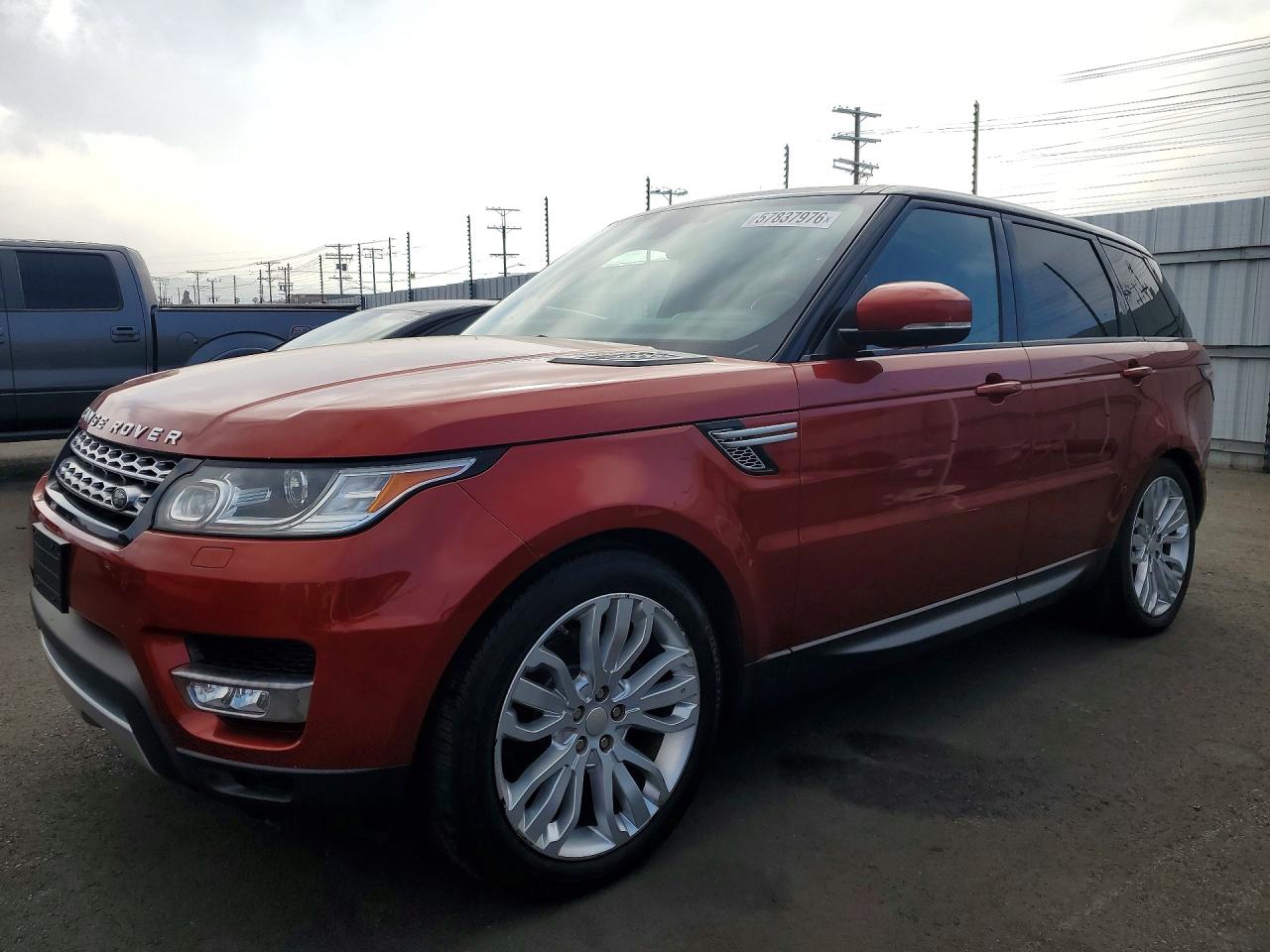 2014 Land Rover Range Rover Sport Hse Orange vin: SALWR2WF2EA319966