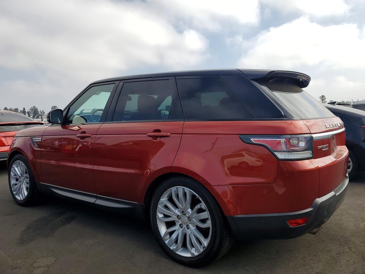2014 Land Rover Range Rover Sport Hse Orange vin: SALWR2WF2EA319966