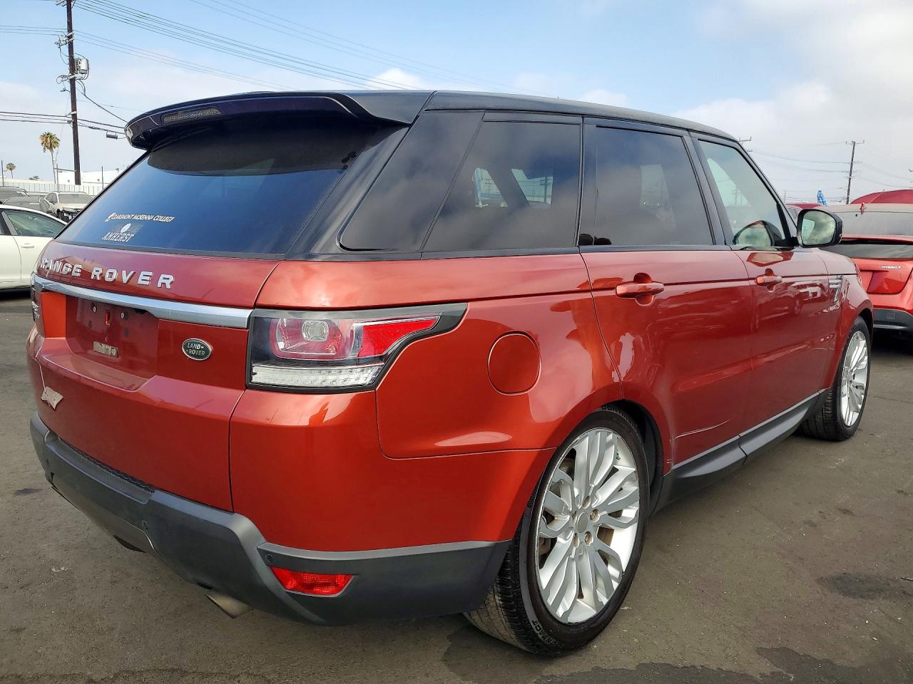 2014 Land Rover Range Rover Sport Hse Orange vin: SALWR2WF2EA319966