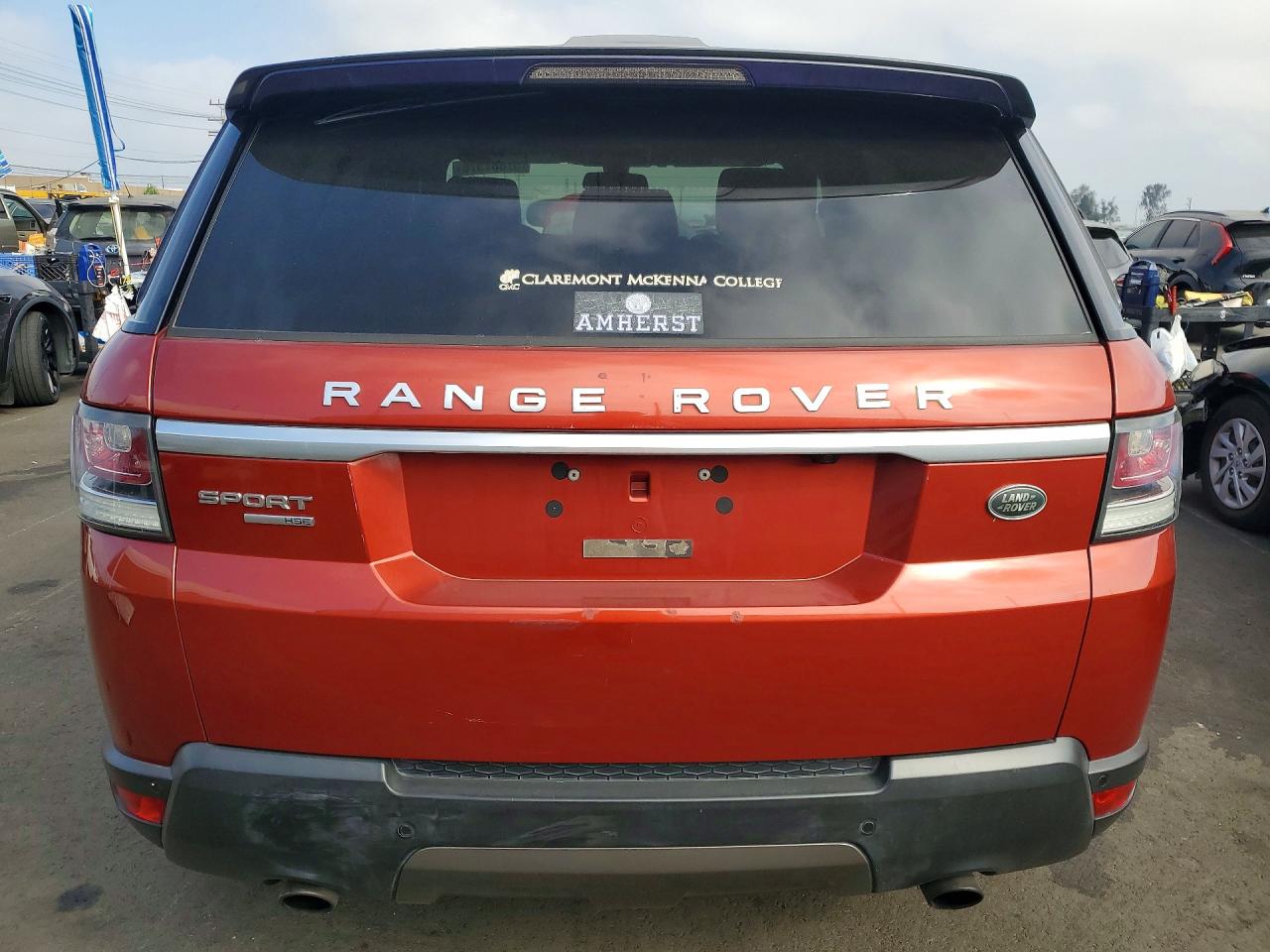 2014 Land Rover Range Rover Sport Hse Orange vin: SALWR2WF2EA319966