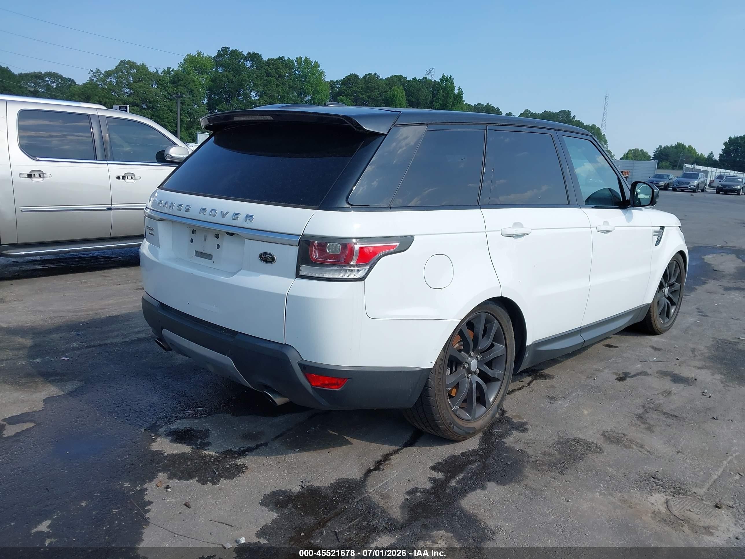 2014 Land Rover Range Rover Sport 3.0l V6 Supercharged Hse White vin: SALWR2WF2EA354927