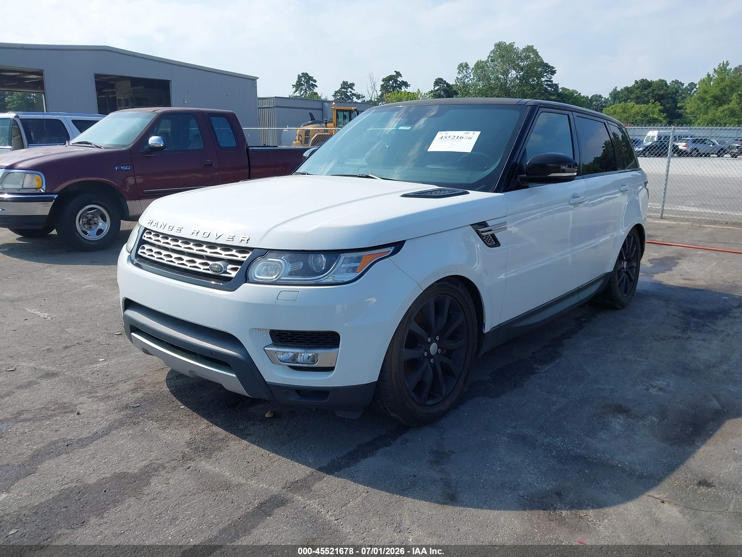 2014 Land Rover Range Rover Sport 3.0l V6 Supercharged Hse White vin: SALWR2WF2EA354927