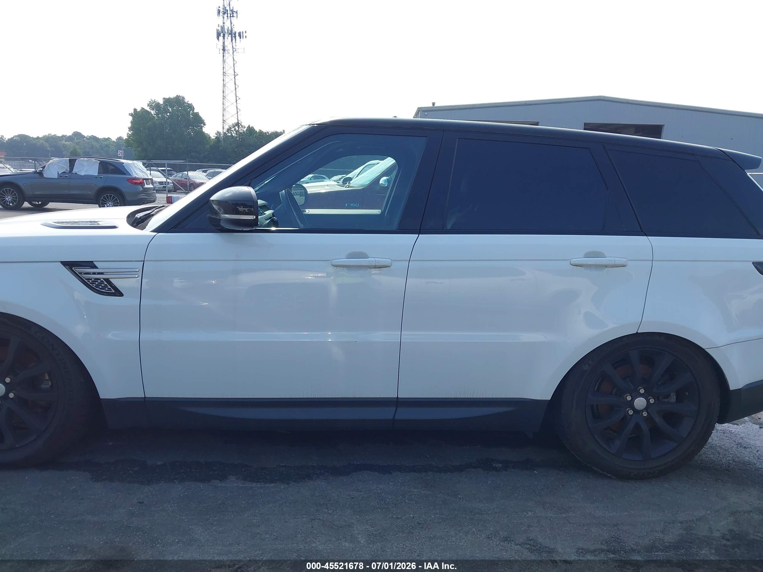 2014 Land Rover Range Rover Sport 3.0l V6 Supercharged Hse White vin: SALWR2WF2EA354927