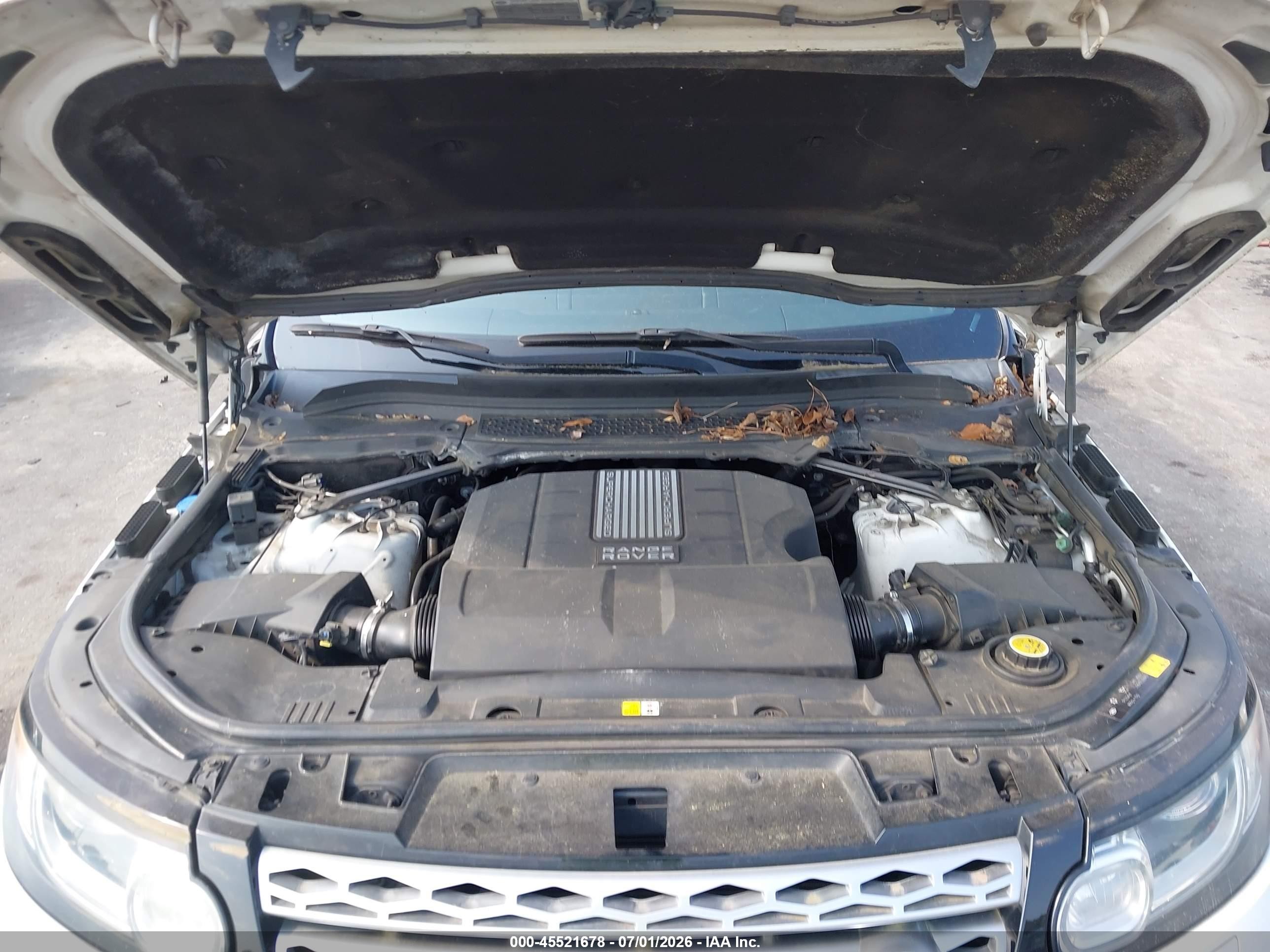 2014 Land Rover Range Rover Sport 3.0l V6 Supercharged Hse White vin: SALWR2WF2EA354927