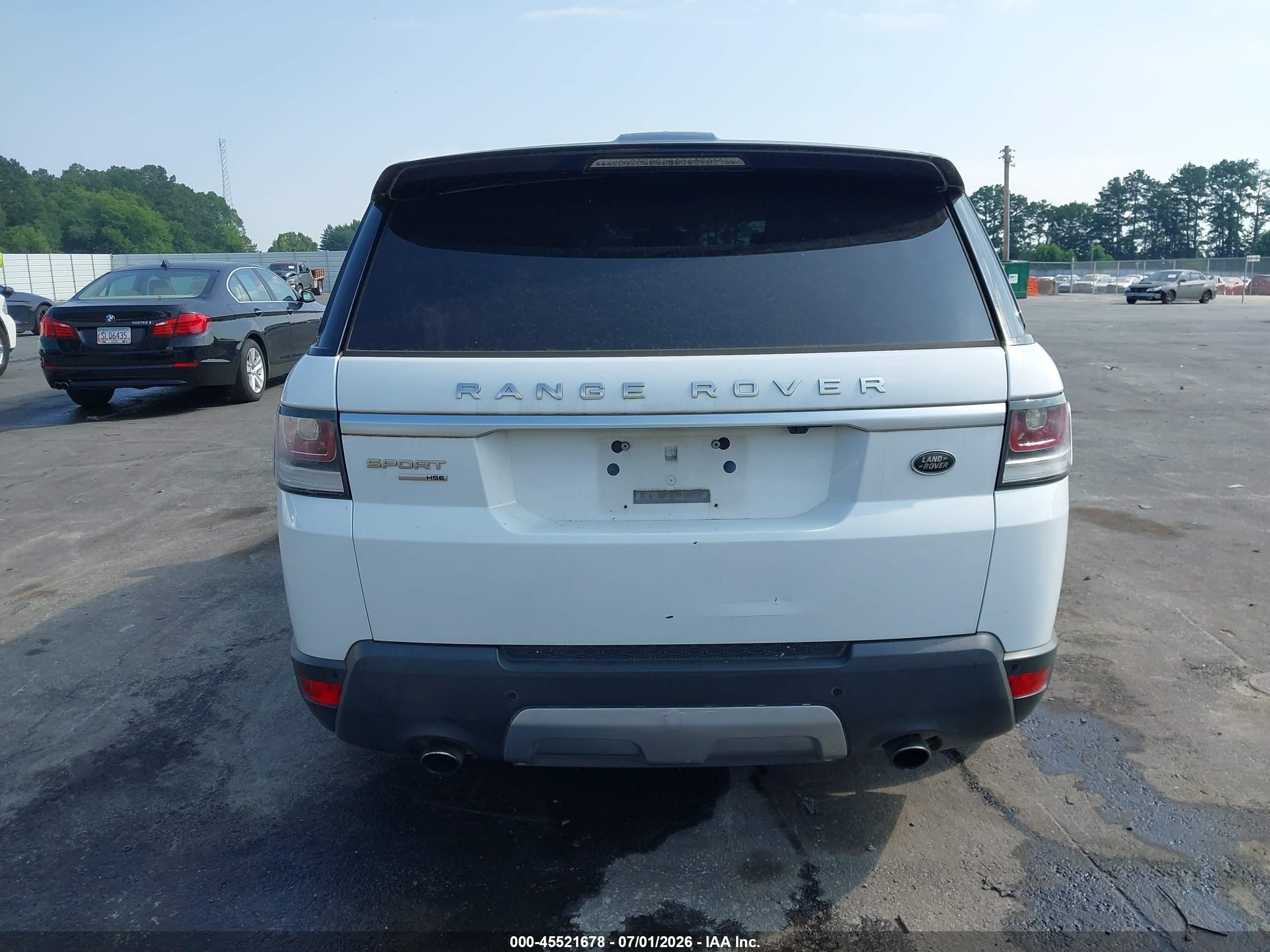 2014 Land Rover Range Rover Sport 3.0l V6 Supercharged Hse White vin: SALWR2WF2EA354927