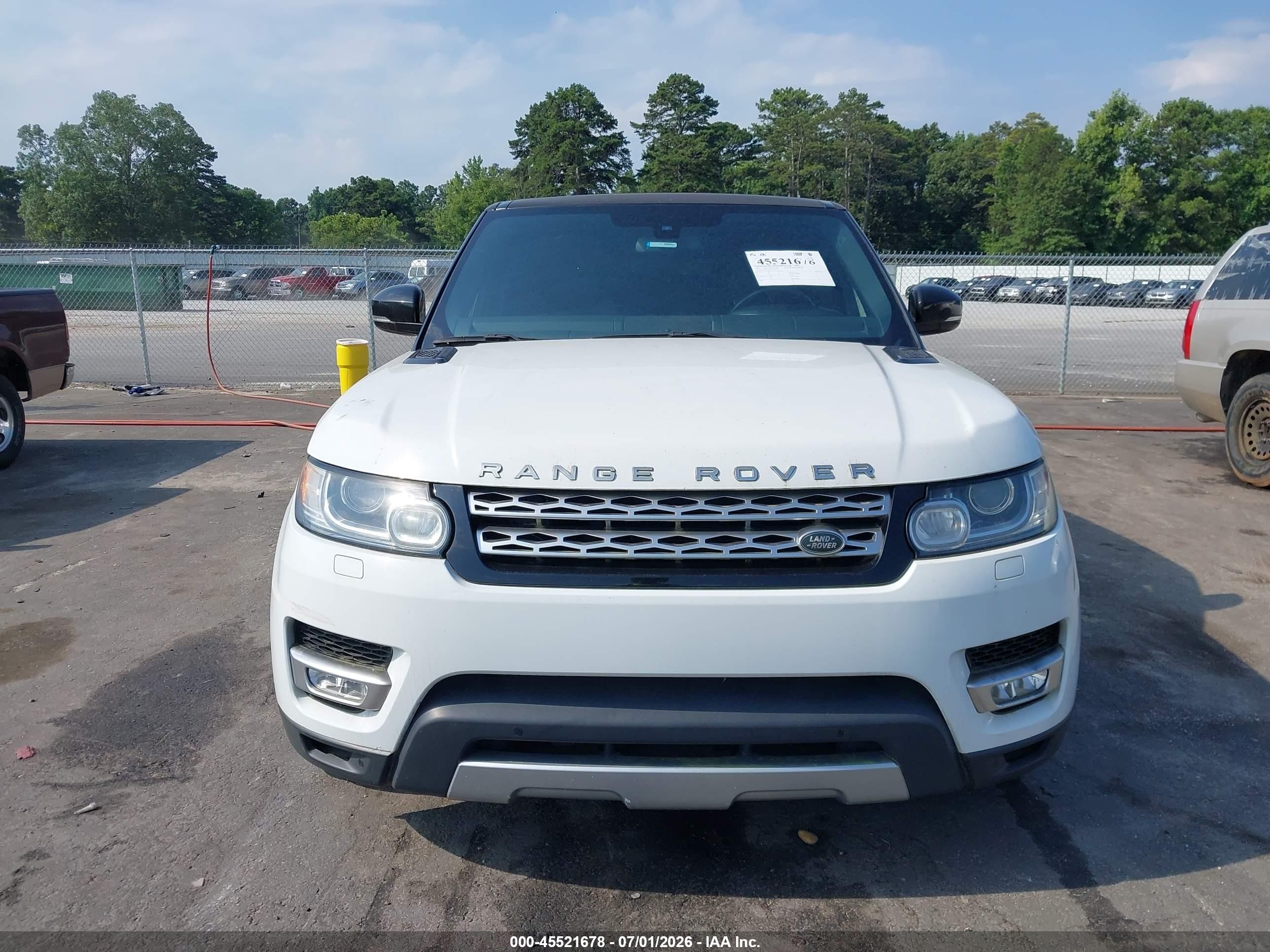 2014 Land Rover Range Rover Sport 3.0l V6 Supercharged Hse White vin: SALWR2WF2EA354927