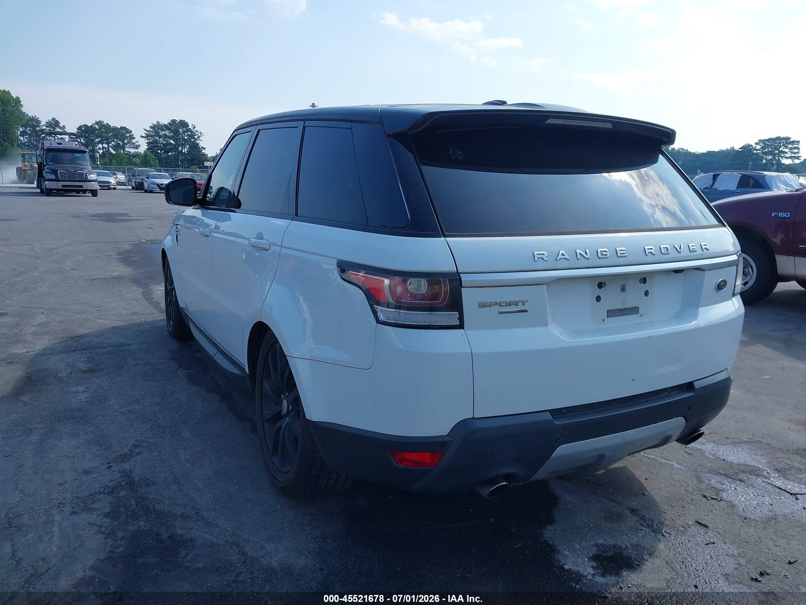 2014 Land Rover Range Rover Sport 3.0l V6 Supercharged Hse White vin: SALWR2WF2EA354927