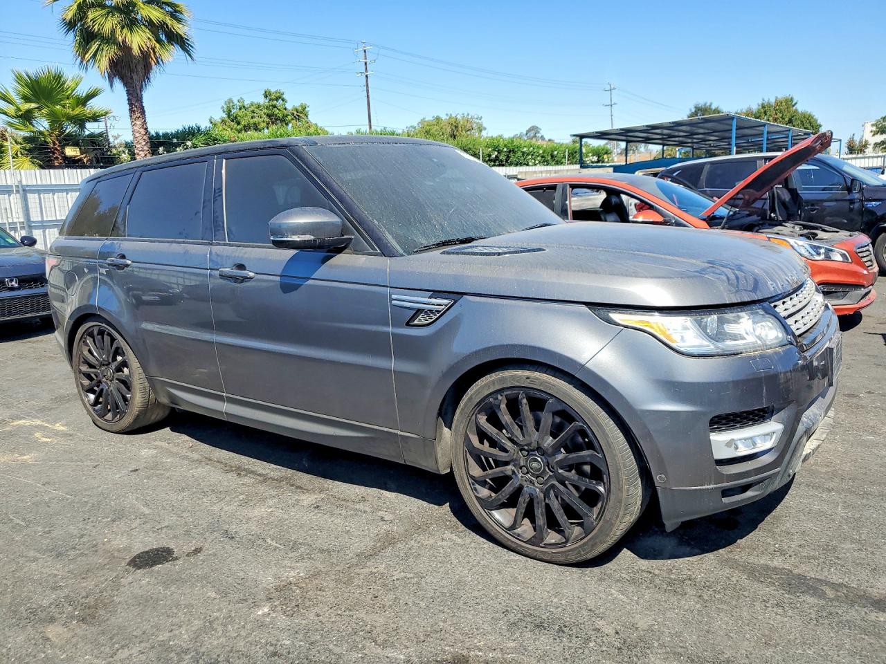 2014 Land Rover Range Rover Sport Hse Gray vin: SALWR2WF4EA325025