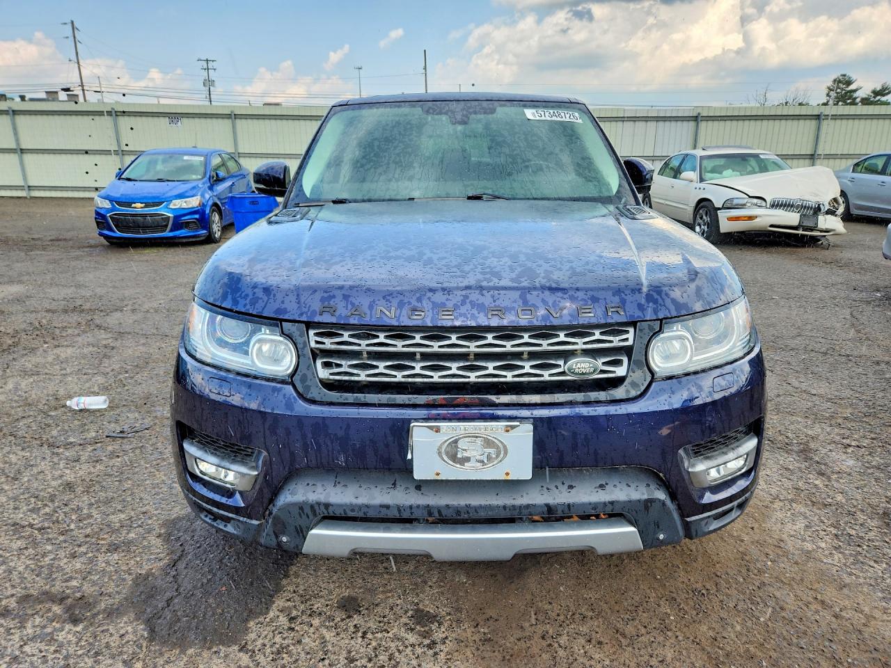 2014 Land Rover Range Rover Sport Hse Blue vin: SALWR2WF4EA349437