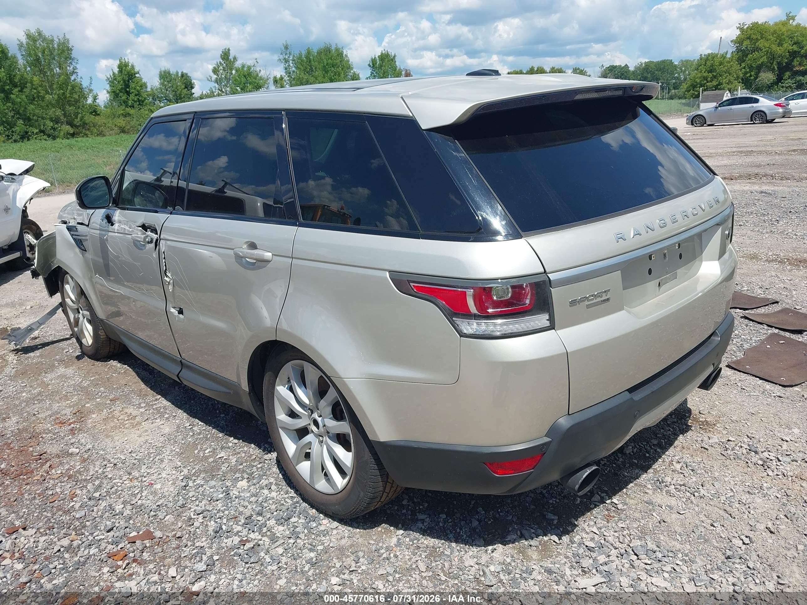 2014 Land Rover Range Rover Sport 3.0l V6 Supercharged Hse Серебряный vin: SALWR2WF4EA353715