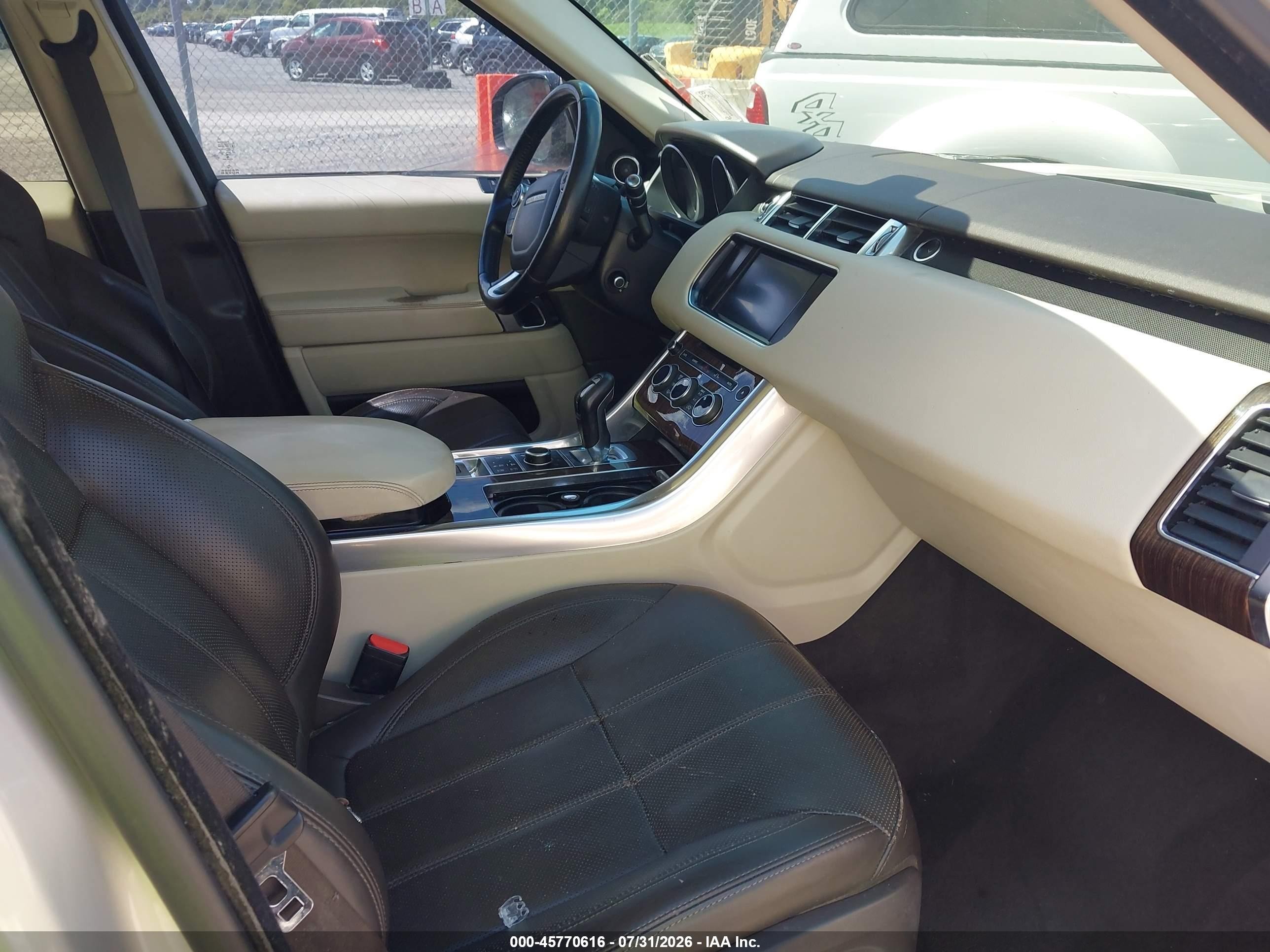 2014 Land Rover Range Rover Sport 3.0l V6 Supercharged Hse Серебряный vin: SALWR2WF4EA353715