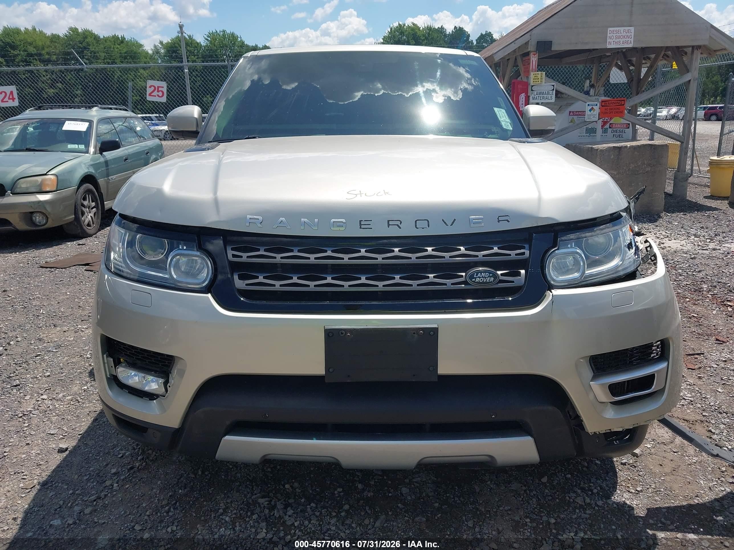 2014 Land Rover Range Rover Sport 3.0l V6 Supercharged Hse Серебряный vin: SALWR2WF4EA353715