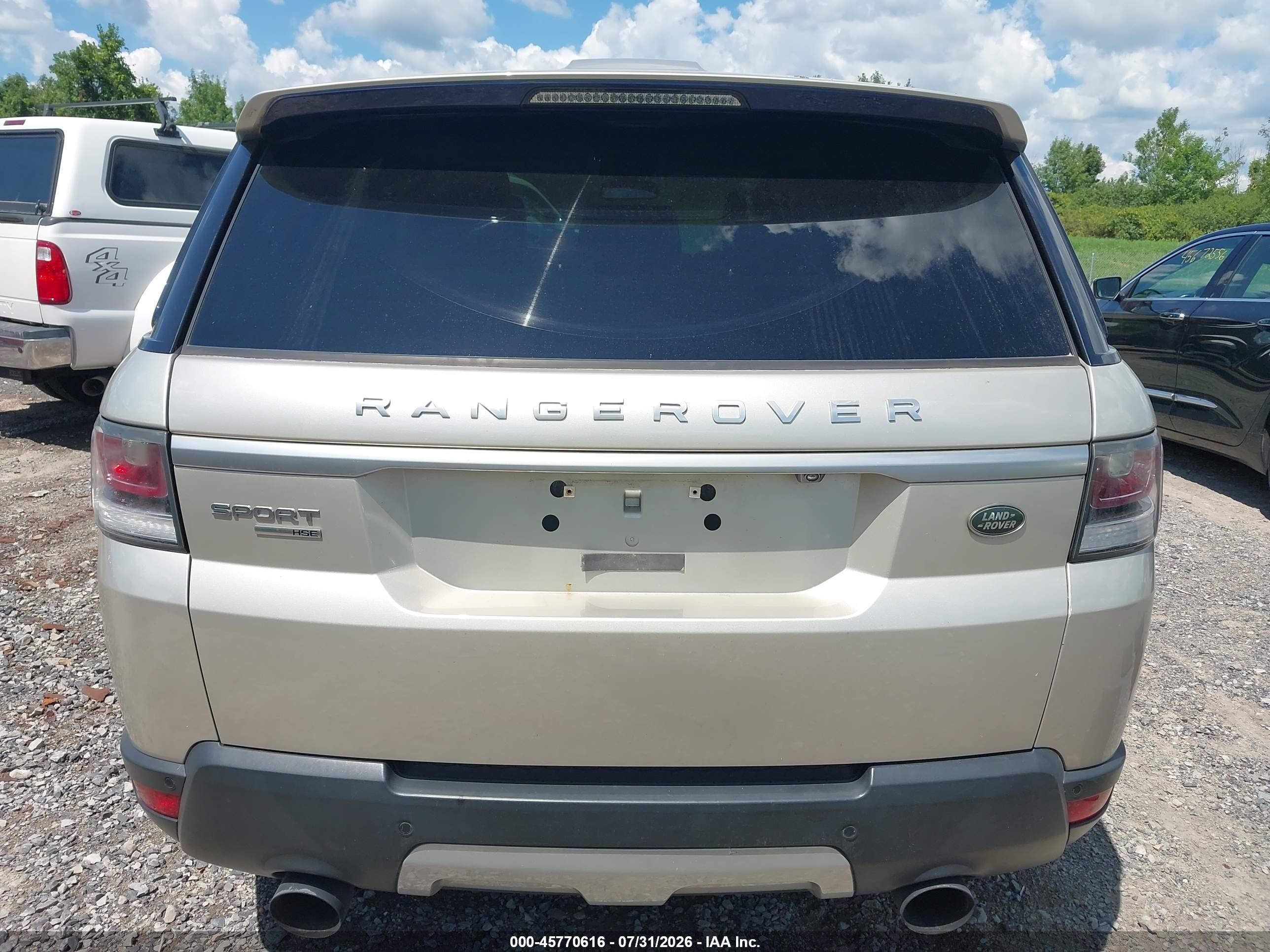 2014 Land Rover Range Rover Sport 3.0l V6 Supercharged Hse Серебряный vin: SALWR2WF4EA353715