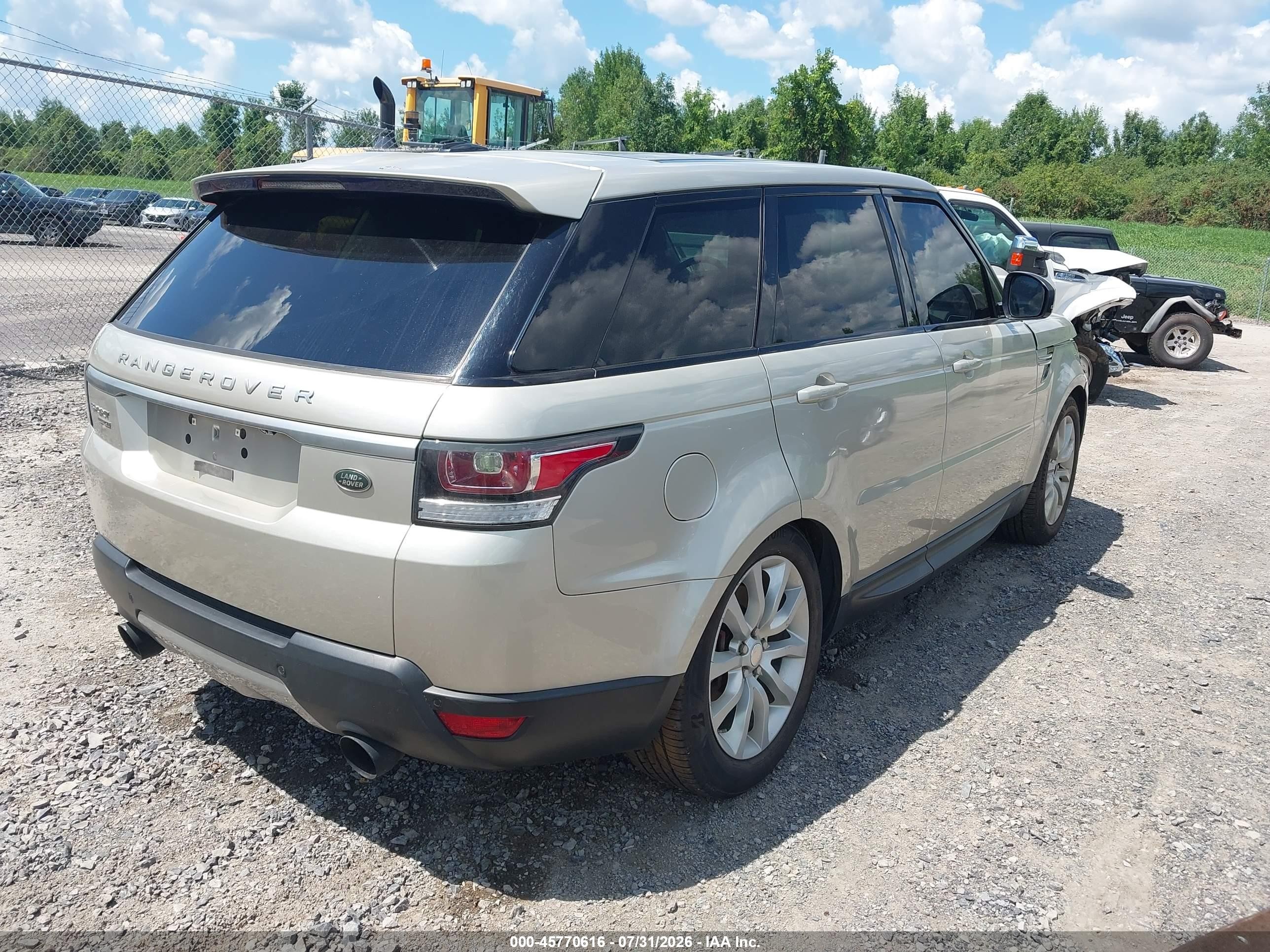 2014 Land Rover Range Rover Sport 3.0l V6 Supercharged Hse Серебряный vin: SALWR2WF4EA353715