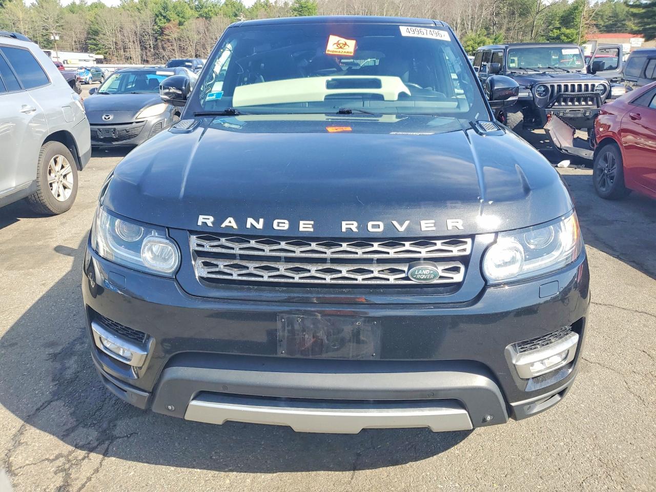 2014 Land Rover Range Rover Sport Hse Black vin: SALWR2WF4EA367453