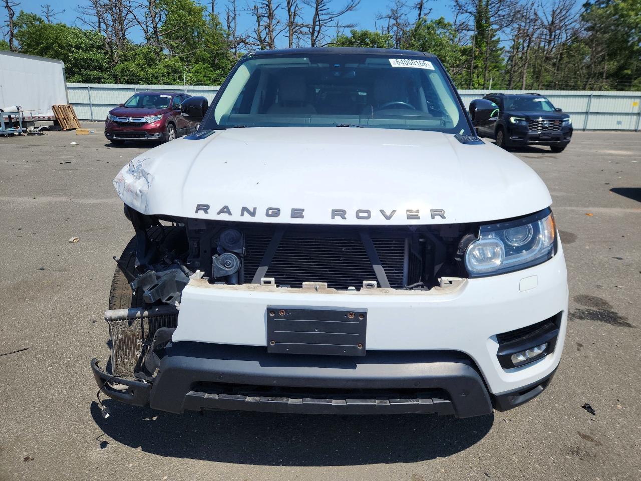 2014 Land Rover Range Rover Sport Hse White vin: SALWR2WF4EA386889