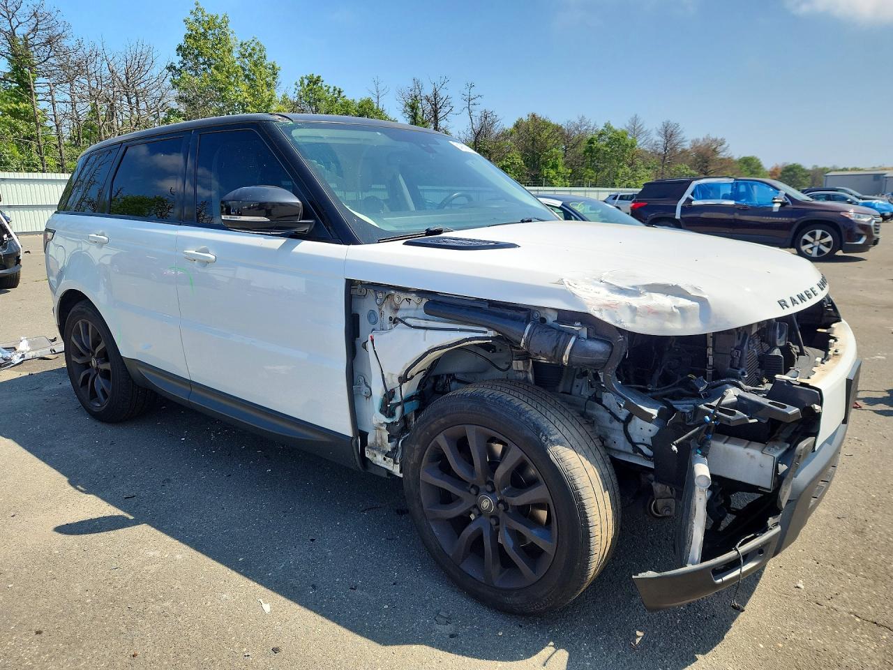 2014 Land Rover Range Rover Sport Hse White vin: SALWR2WF4EA386889