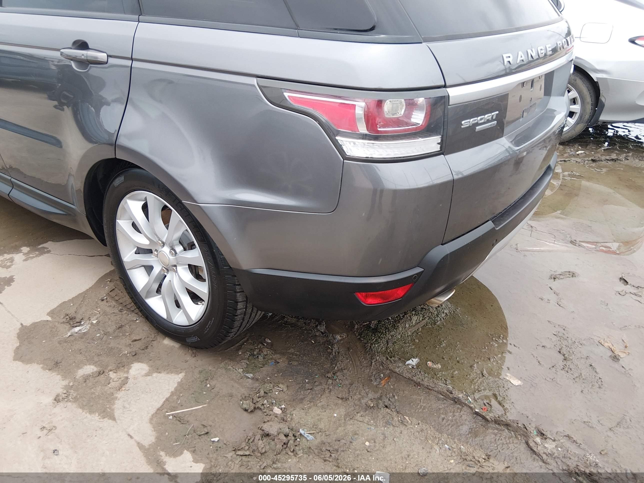 2014 Land Rover Range Rover Sport 3.0l V6 Supercharged Hse Gray vin: SALWR2WF4EA398976