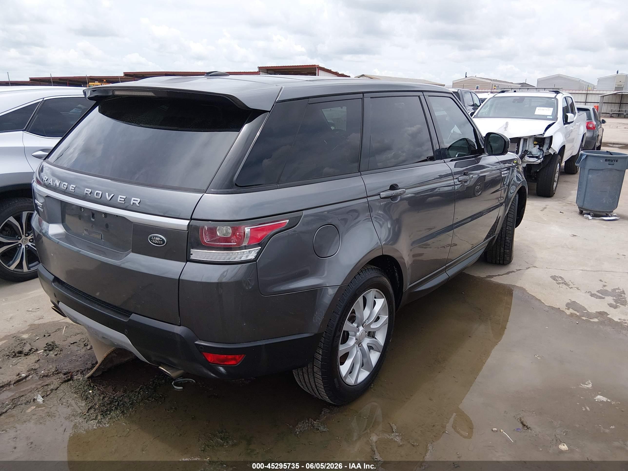 2014 Land Rover Range Rover Sport 3.0l V6 Supercharged Hse Gray vin: SALWR2WF4EA398976