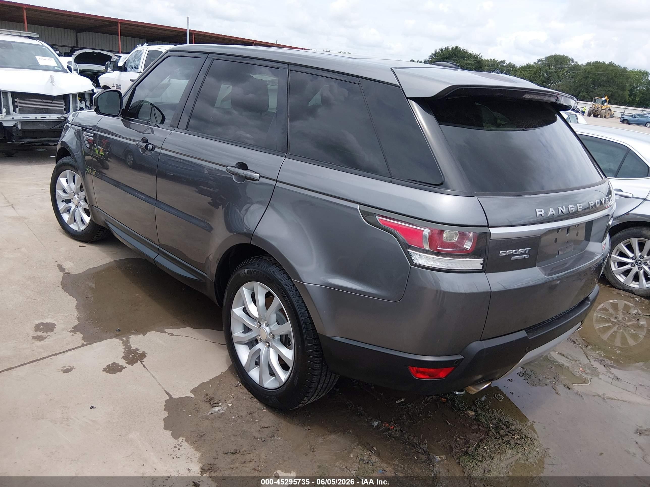 2014 Land Rover Range Rover Sport 3.0l V6 Supercharged Hse Gray vin: SALWR2WF4EA398976