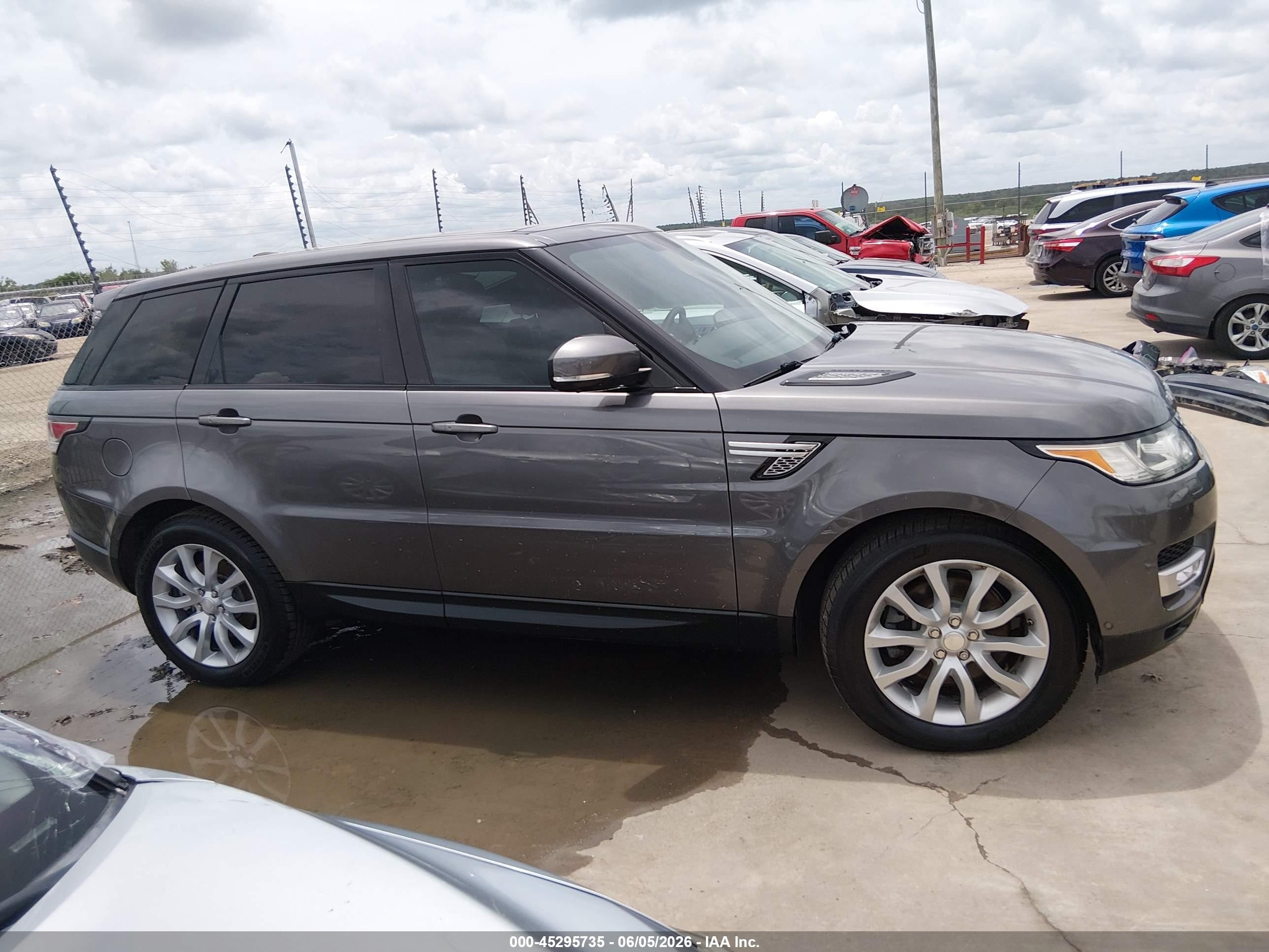 2014 Land Rover Range Rover Sport 3.0l V6 Supercharged Hse Gray vin: SALWR2WF4EA398976