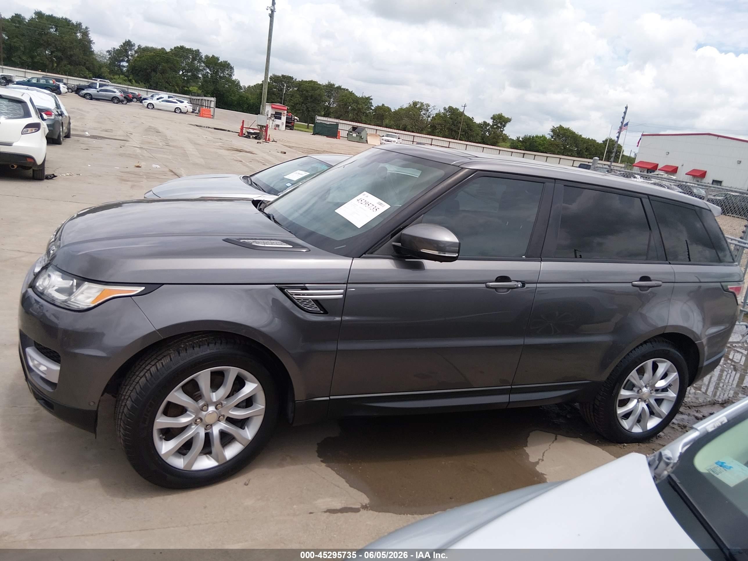 2014 Land Rover Range Rover Sport 3.0l V6 Supercharged Hse Gray vin: SALWR2WF4EA398976
