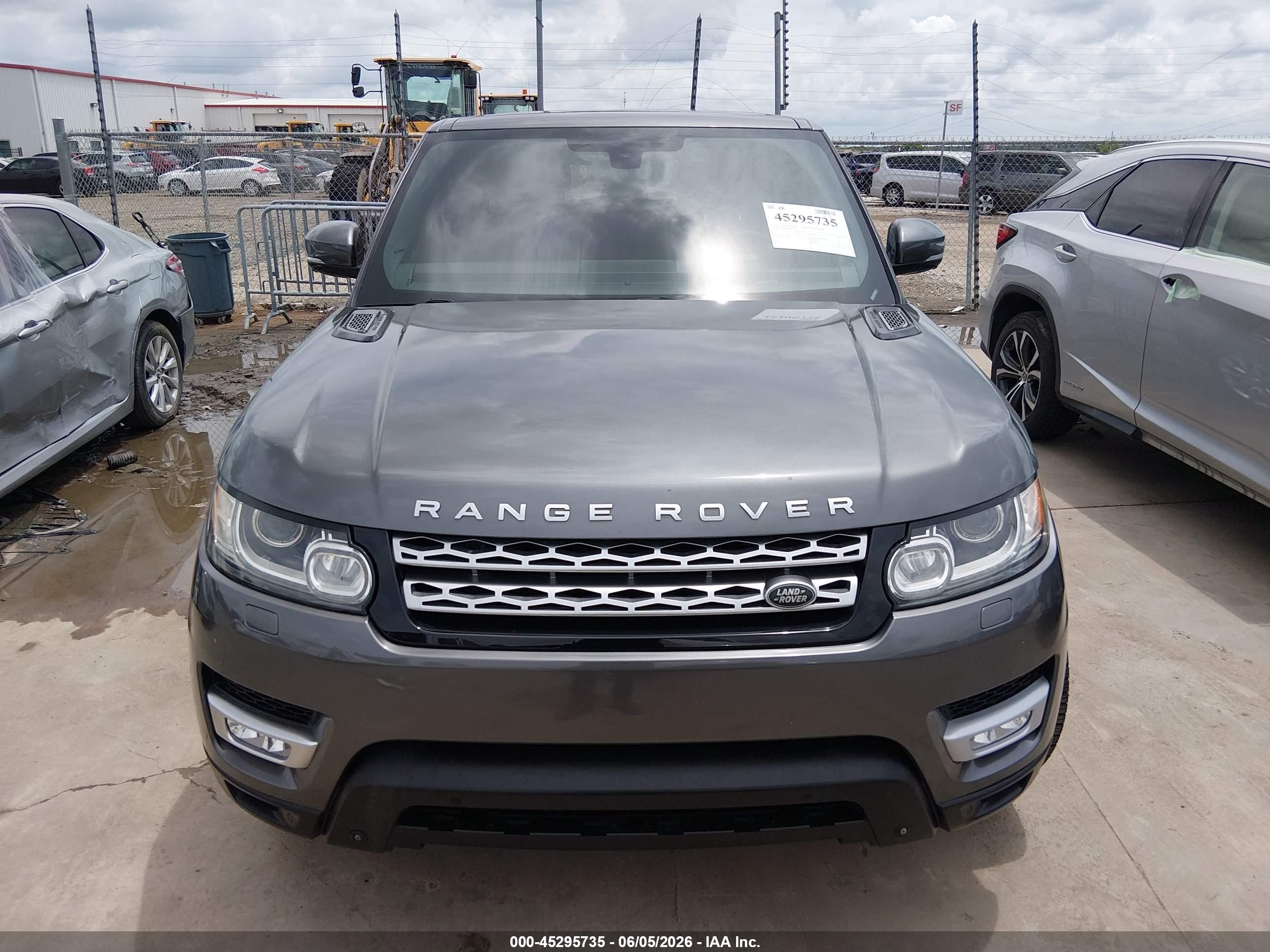 2014 Land Rover Range Rover Sport 3.0l V6 Supercharged Hse Gray vin: SALWR2WF4EA398976