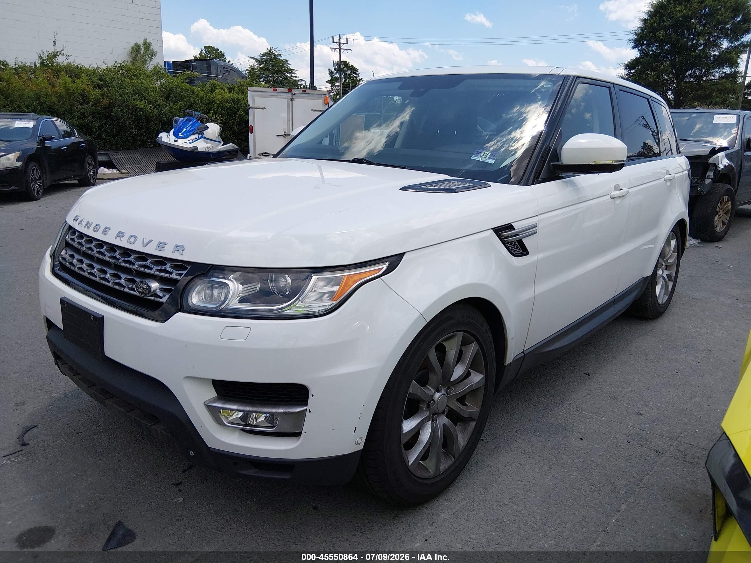2014 Land Rover Range Rover Sport 3.0l V6 Supercharged Hse White vin: SALWR2WF5EA335322