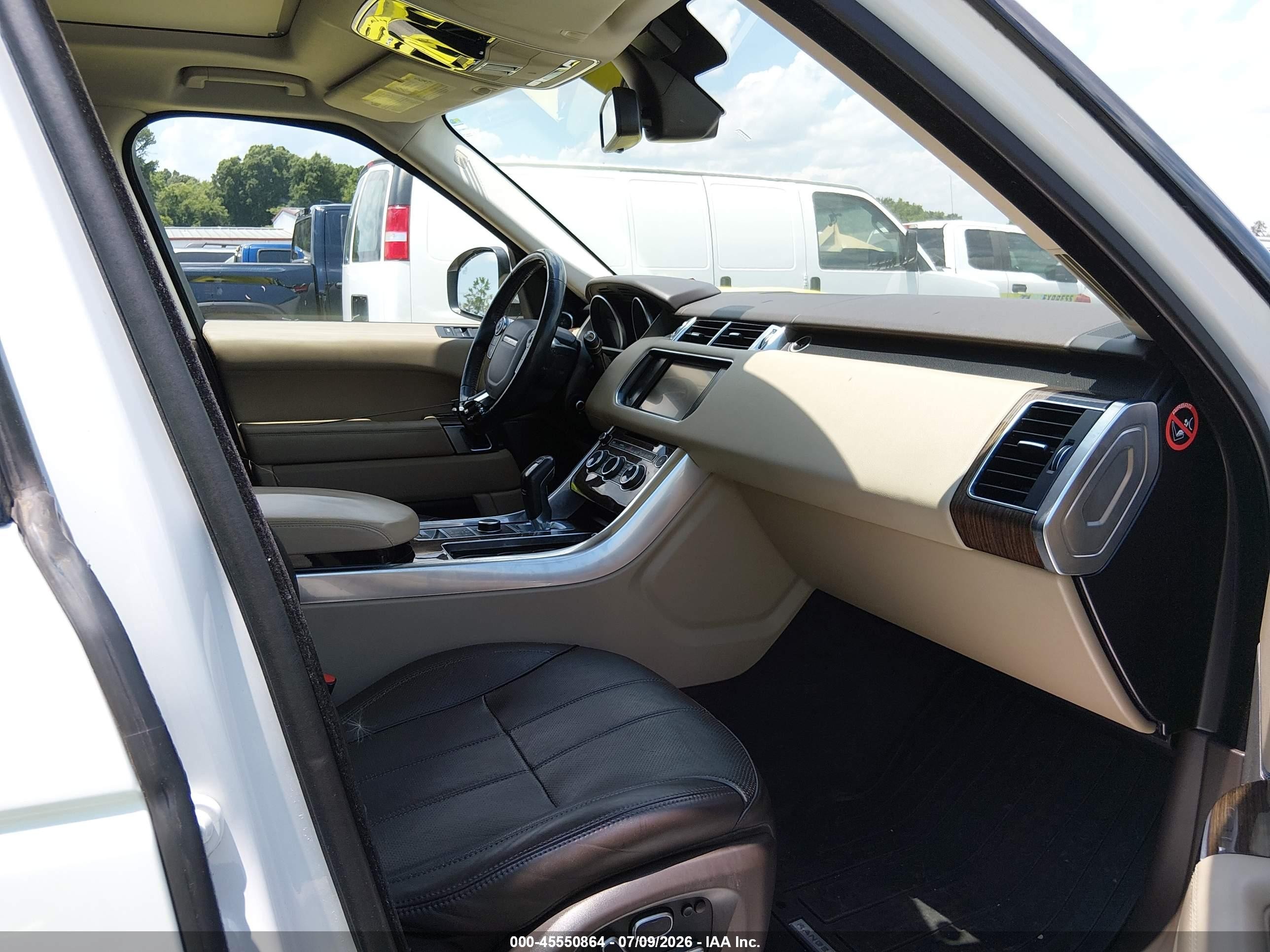 2014 Land Rover Range Rover Sport 3.0l V6 Supercharged Hse White vin: SALWR2WF5EA335322