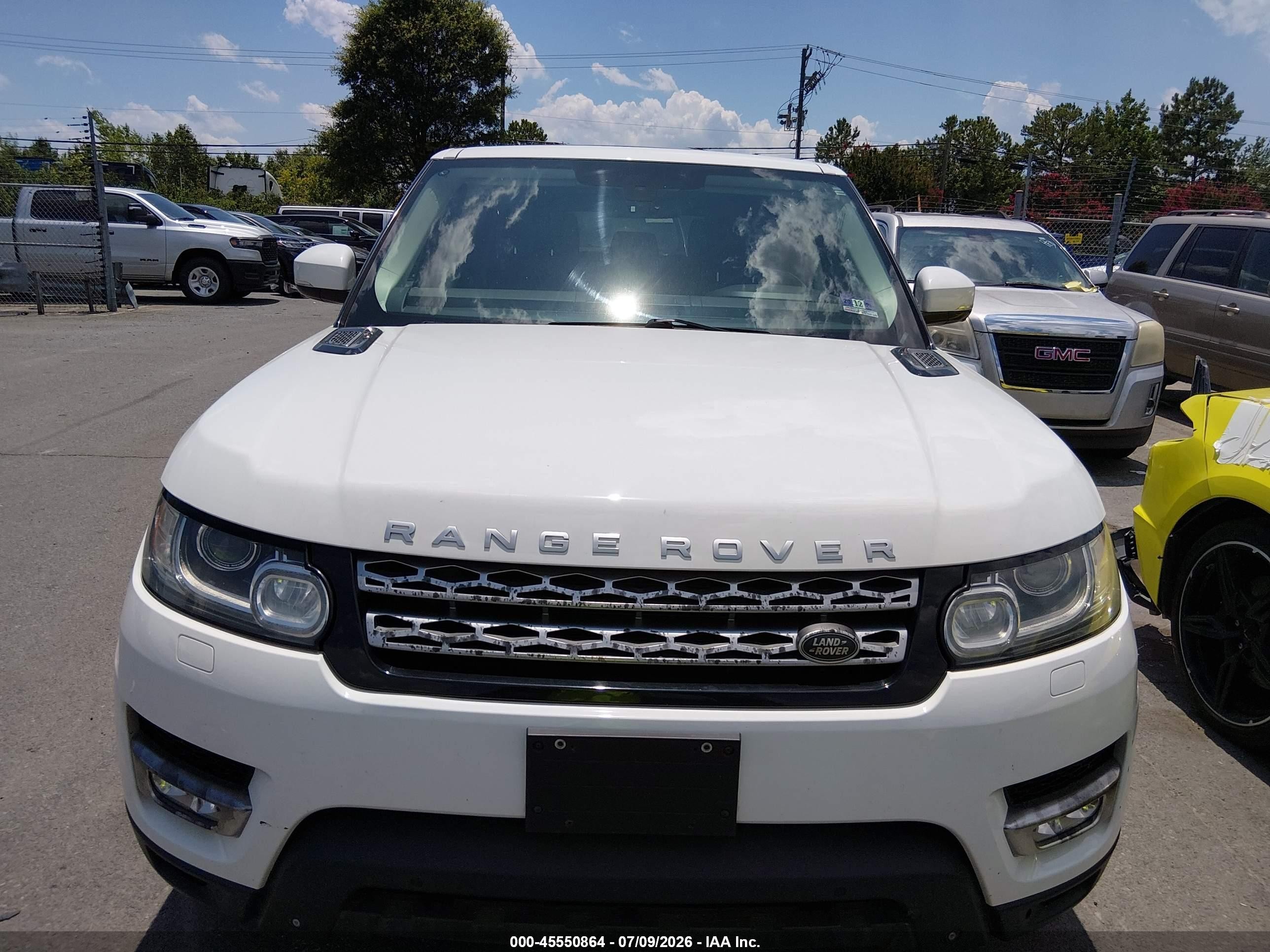 2014 Land Rover Range Rover Sport 3.0l V6 Supercharged Hse White vin: SALWR2WF5EA335322