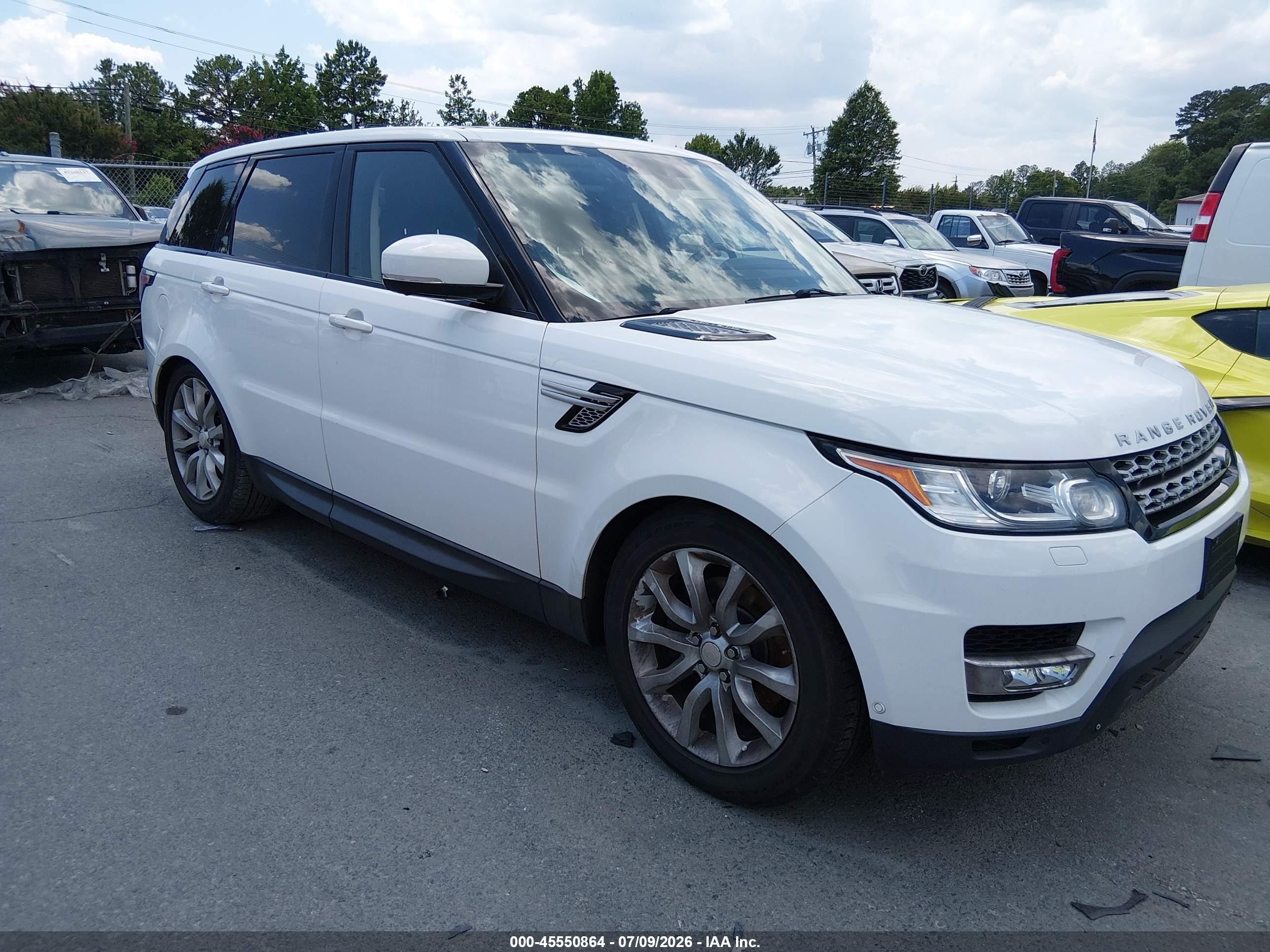2014 Land Rover Range Rover Sport 3.0l V6 Supercharged Hse White vin: SALWR2WF5EA335322