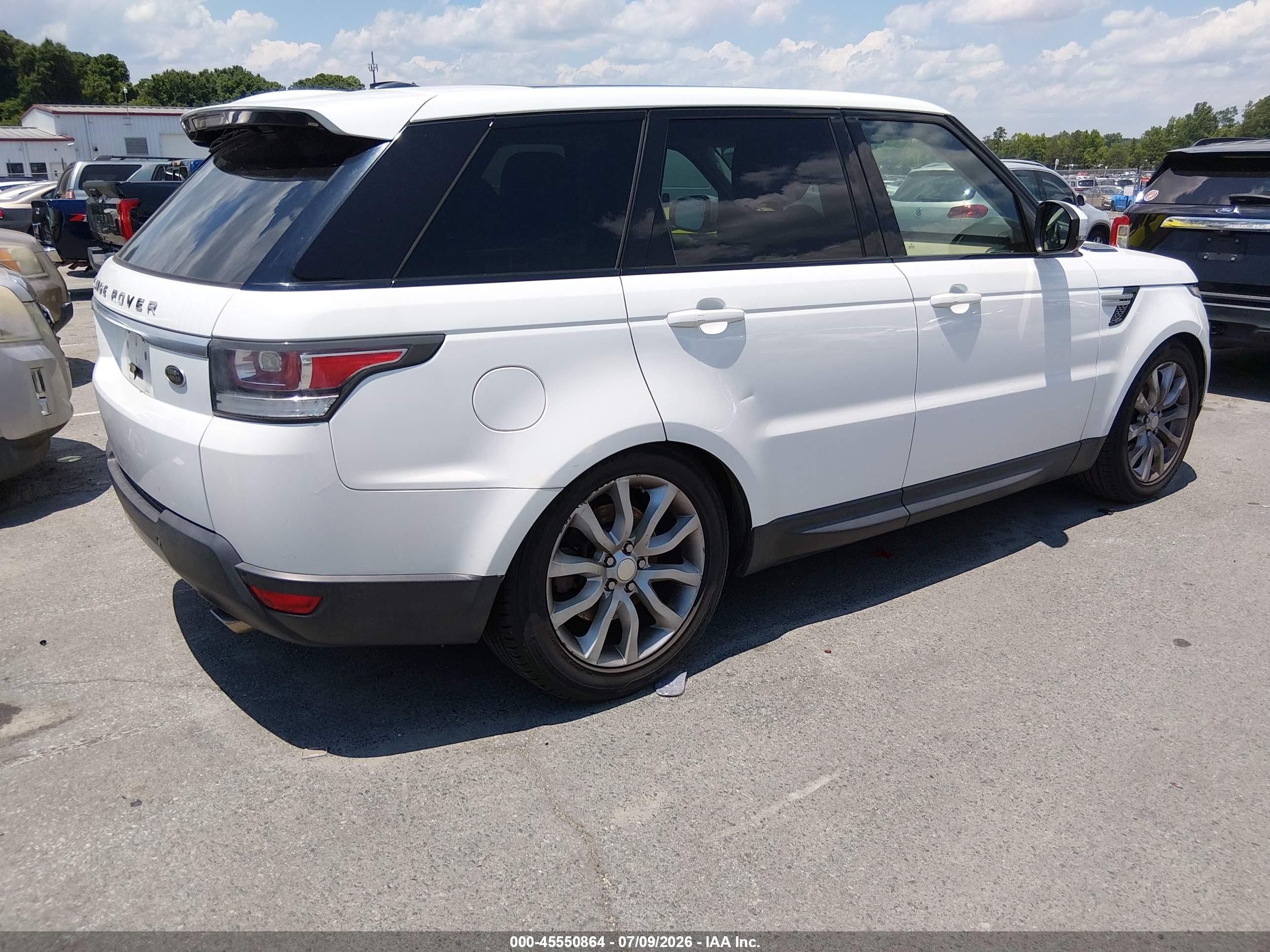 2014 Land Rover Range Rover Sport 3.0l V6 Supercharged Hse White vin: SALWR2WF5EA335322