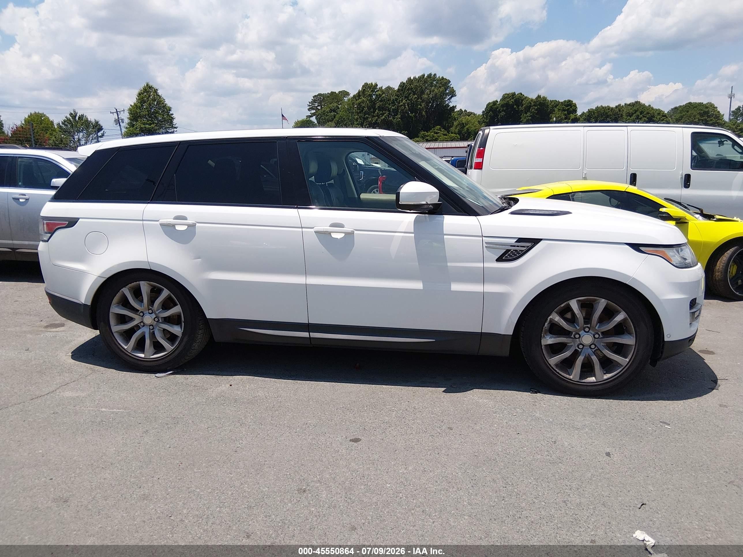 2014 Land Rover Range Rover Sport 3.0l V6 Supercharged Hse White vin: SALWR2WF5EA335322