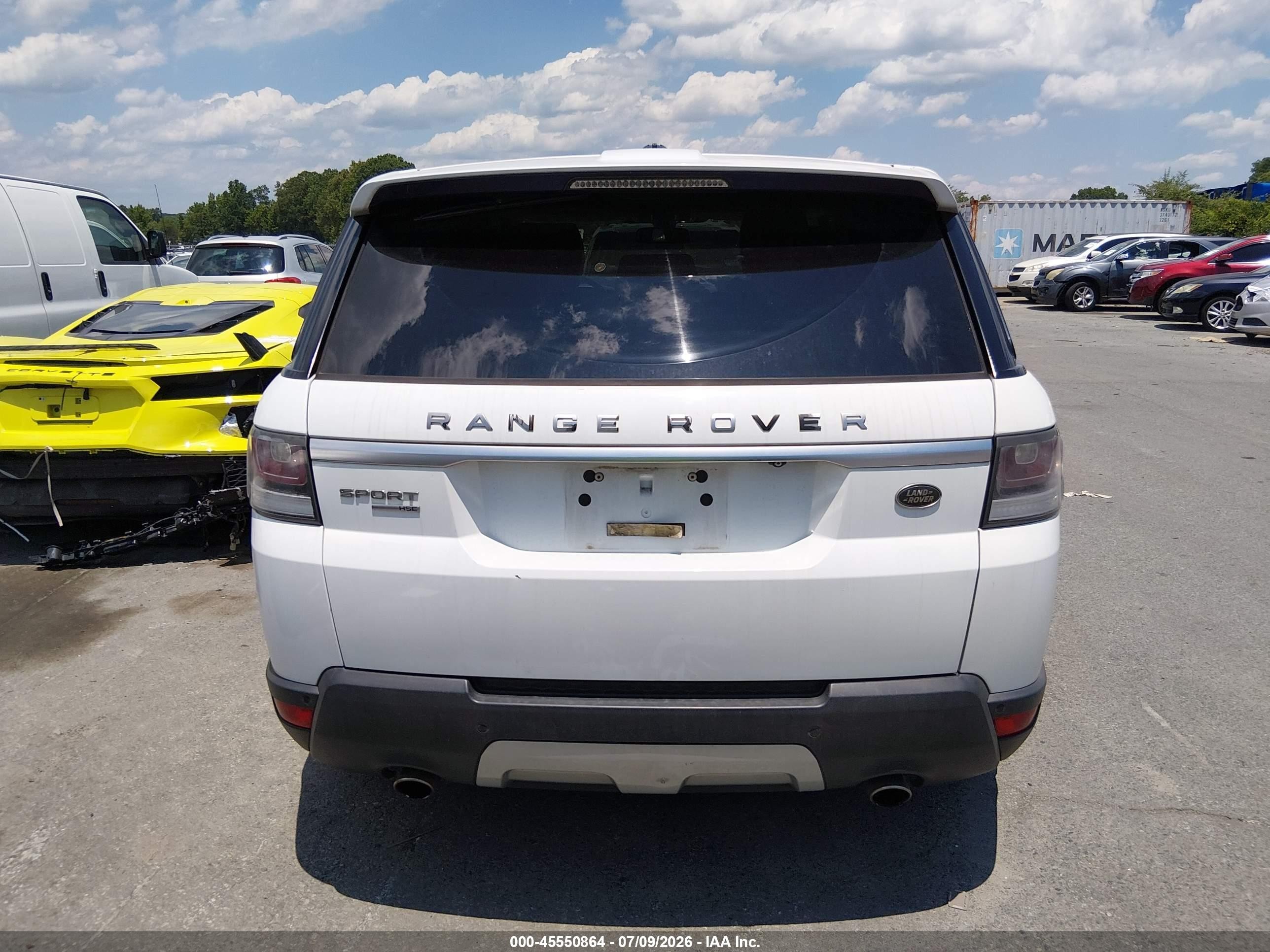 2014 Land Rover Range Rover Sport 3.0l V6 Supercharged Hse White vin: SALWR2WF5EA335322